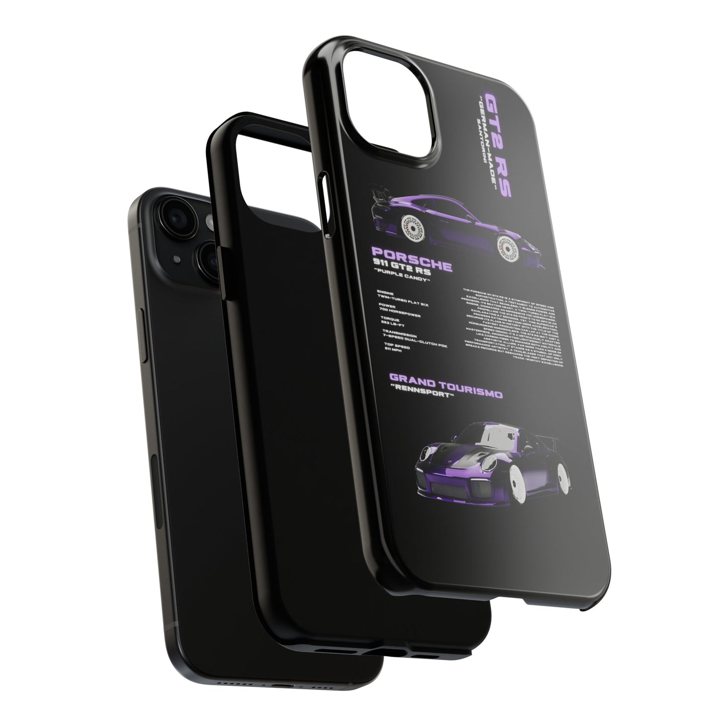 "Porsche 911" Black Case