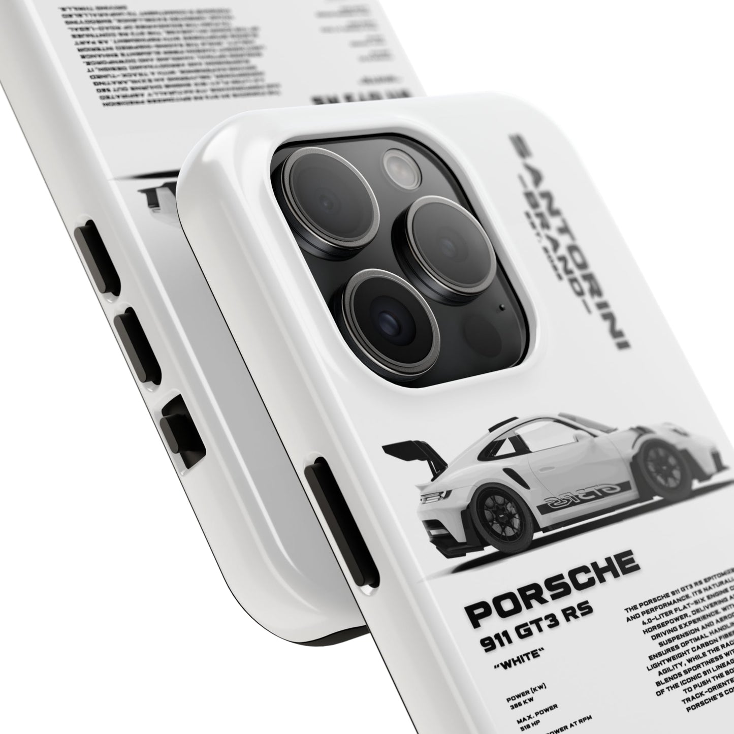 "GT3 RS" White Case