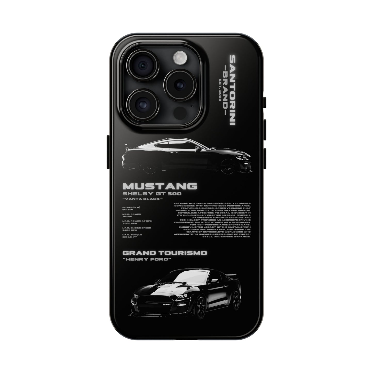 "Mustang" Black Case
