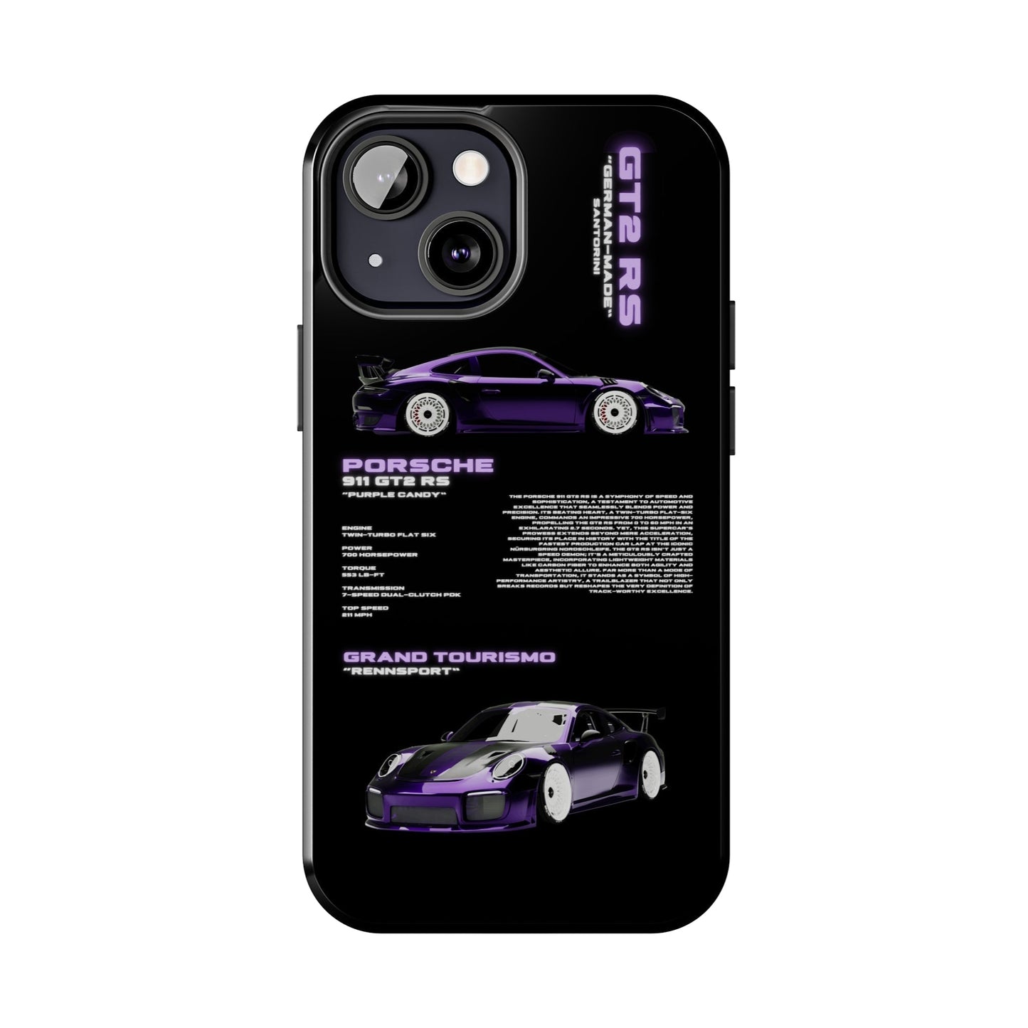"Porsche 911" Black Case