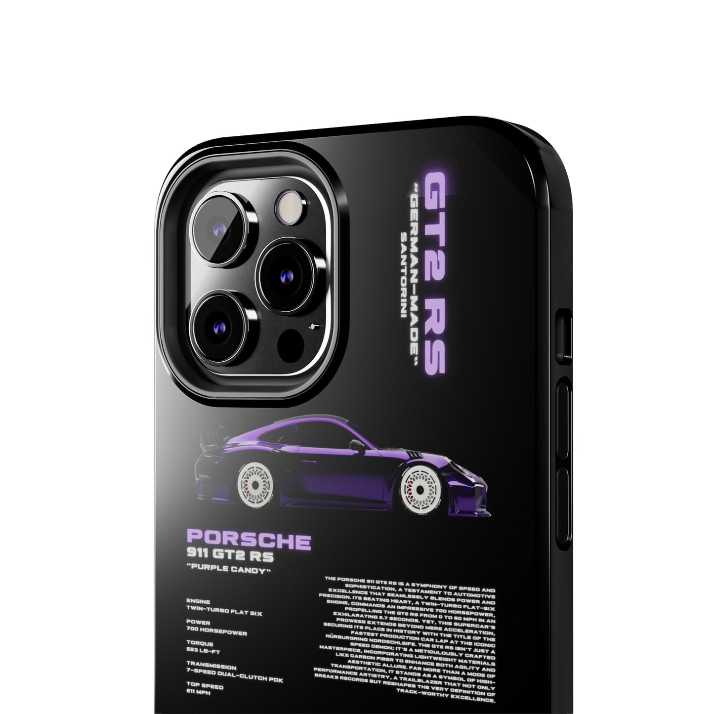 "Porsche 911" Black Case