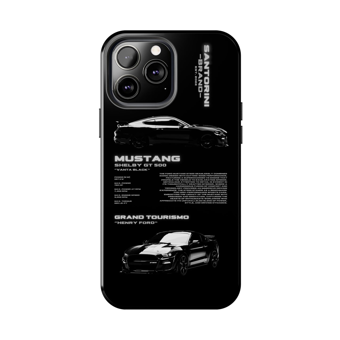 "Mustang" Black Case