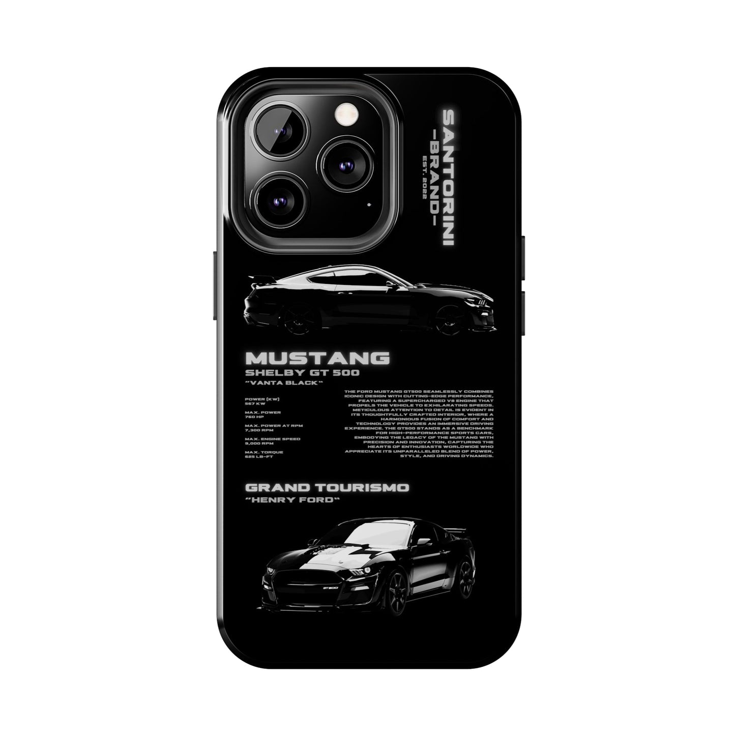 "Mustang" Black Case