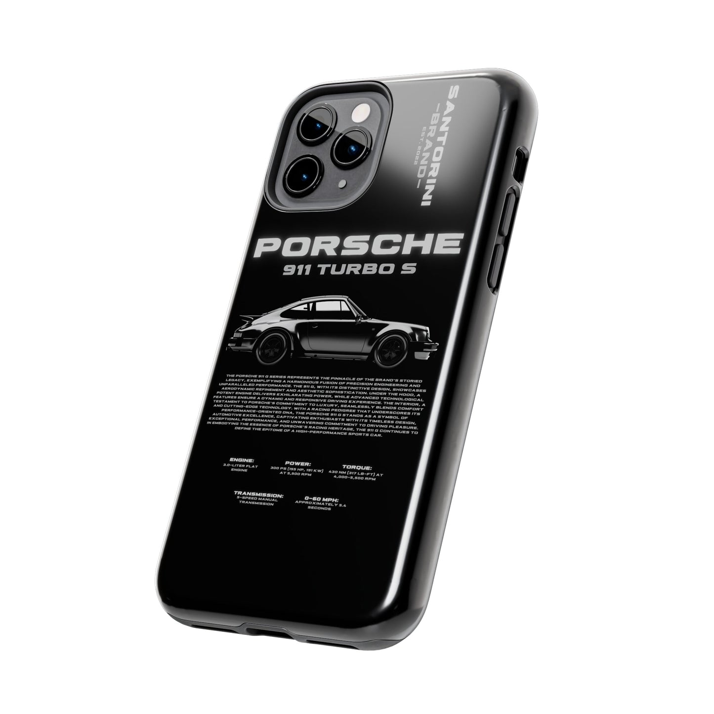 "911 Turbo" Black Case