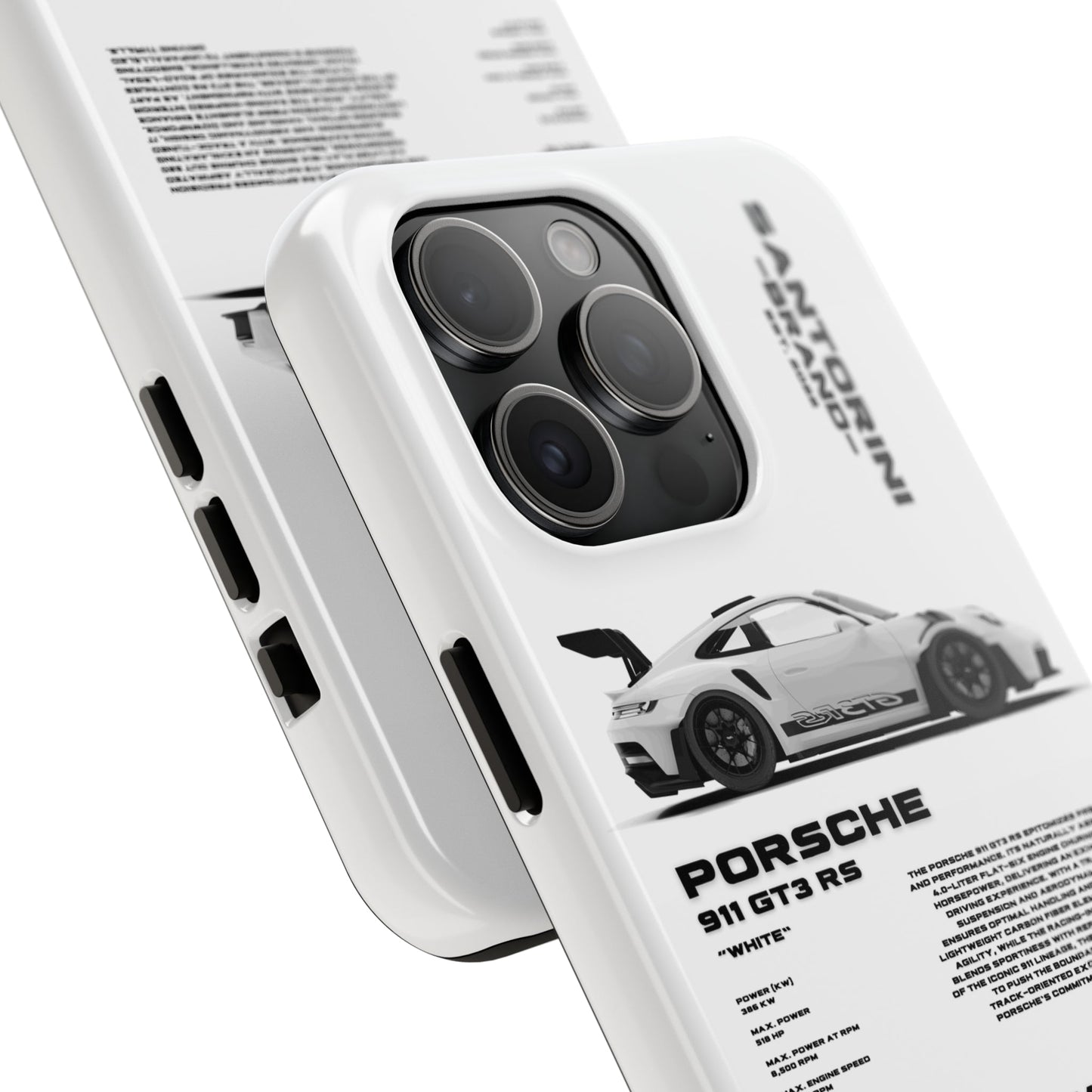 "GT3 RS" White Case