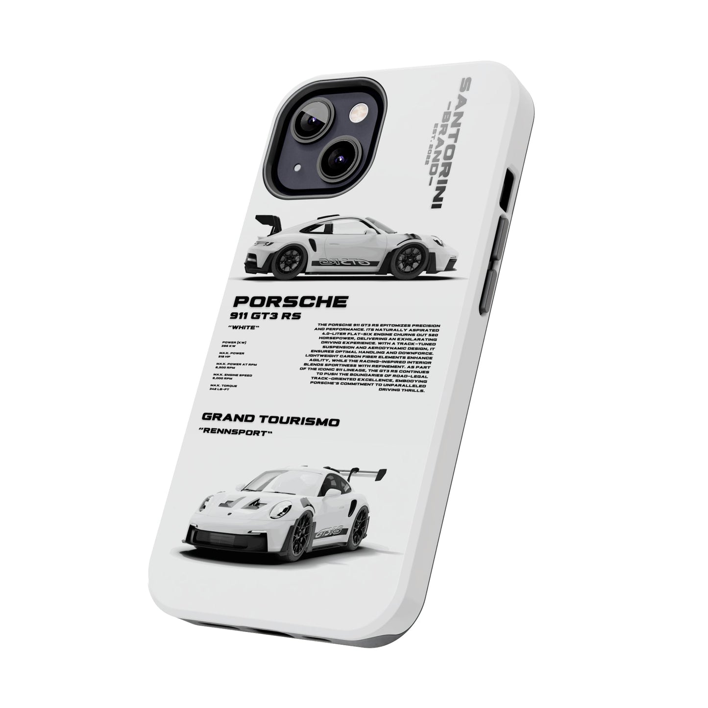 "GT3 RS" White Case