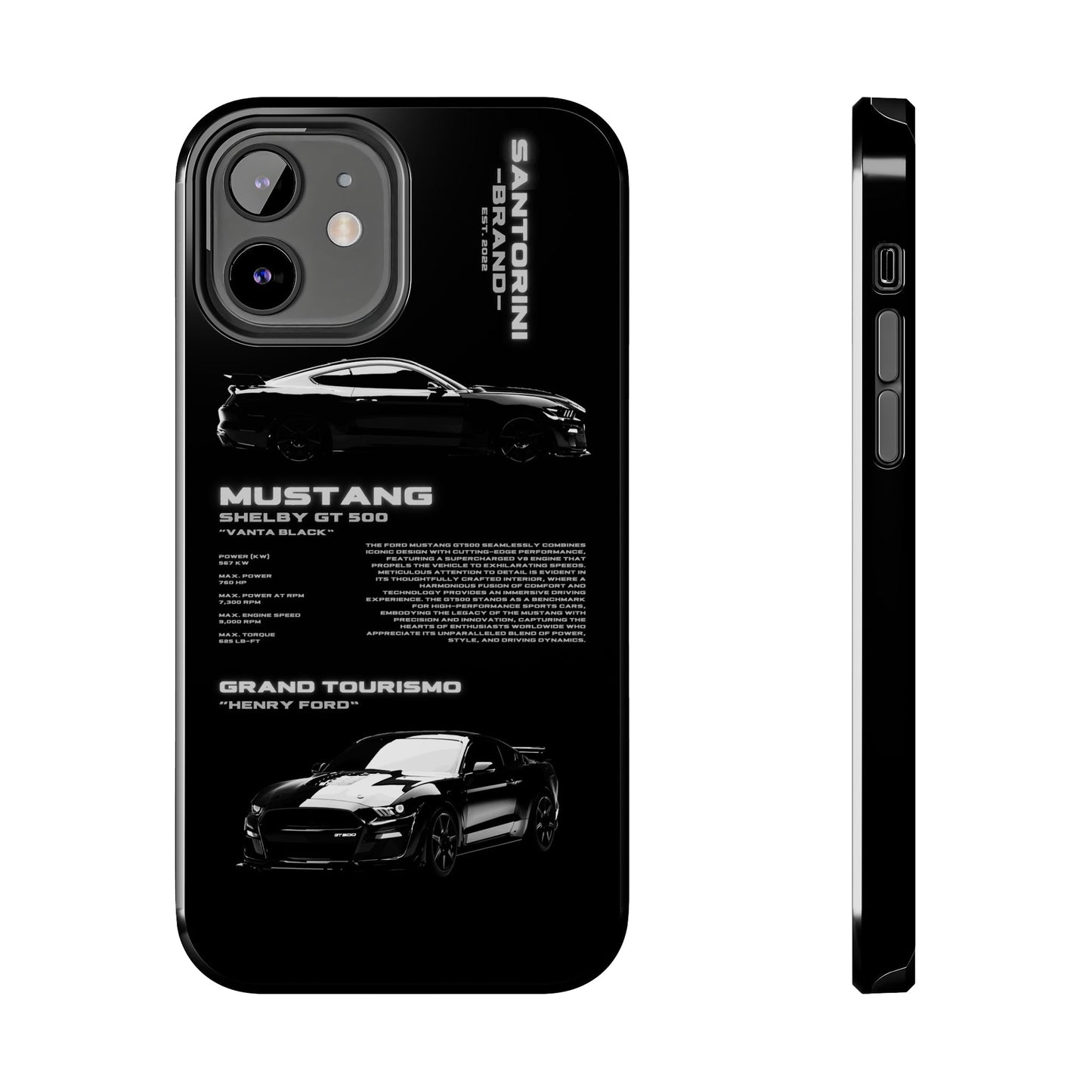 "Mustang" Black Case