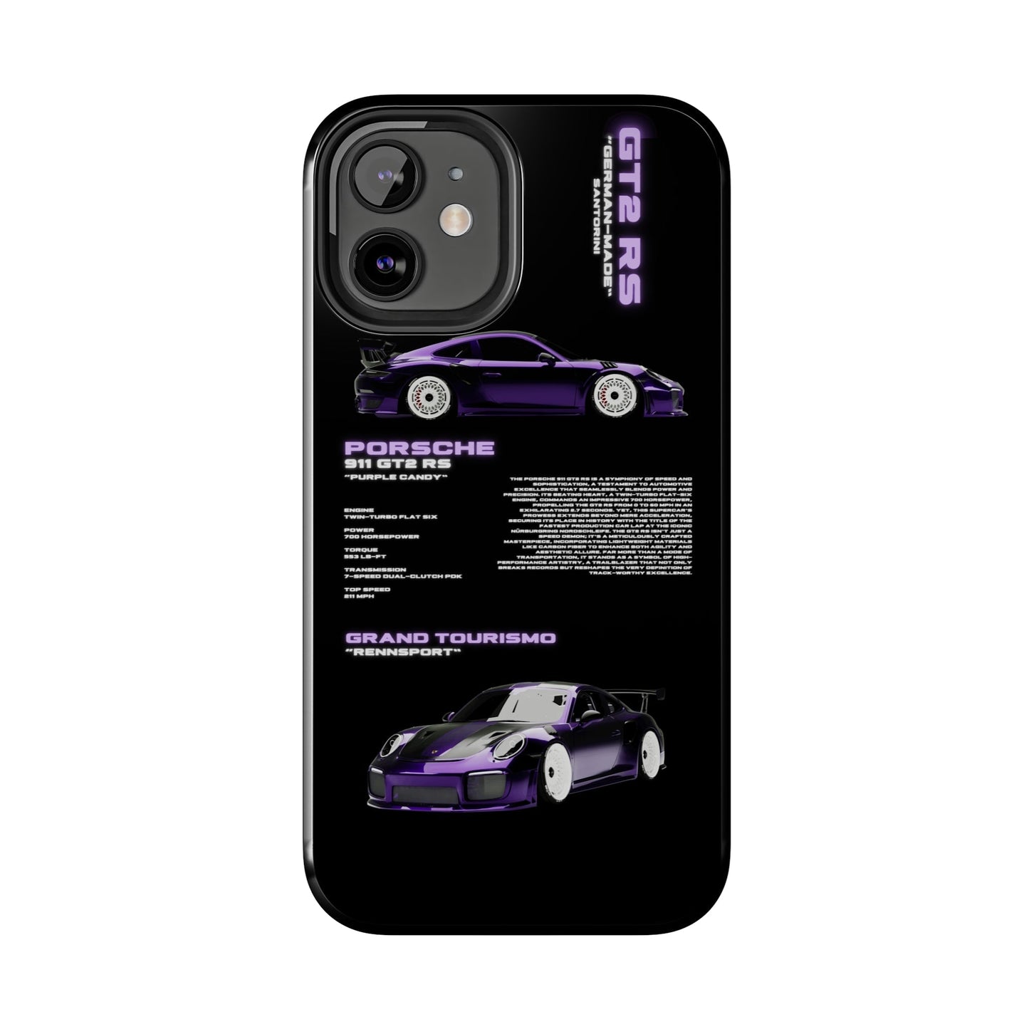 "Porsche 911" Black Case