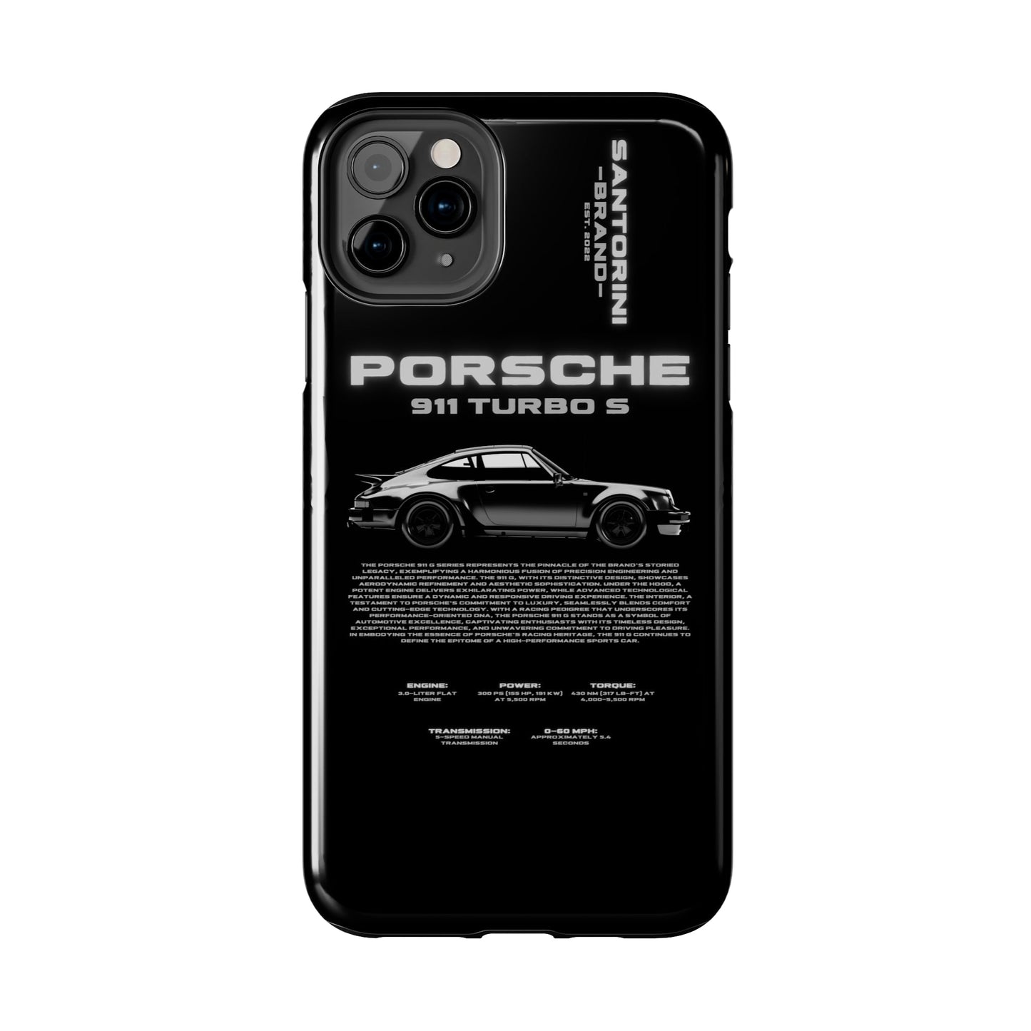 "911 Turbo" Black Case
