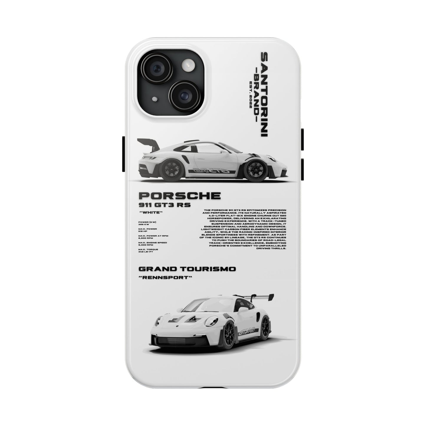 "GT3 RS" White Case