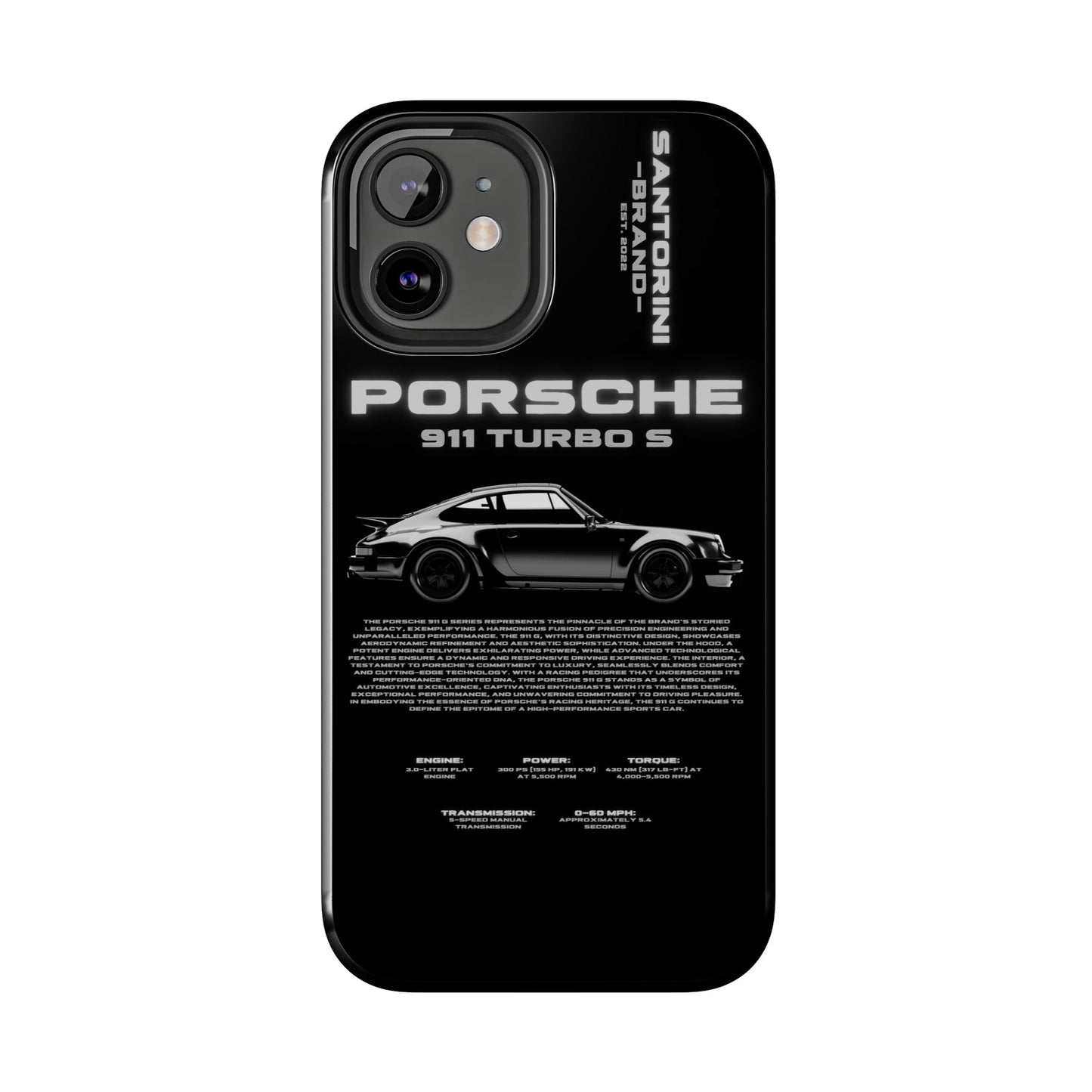 "911 Turbo" Black Case