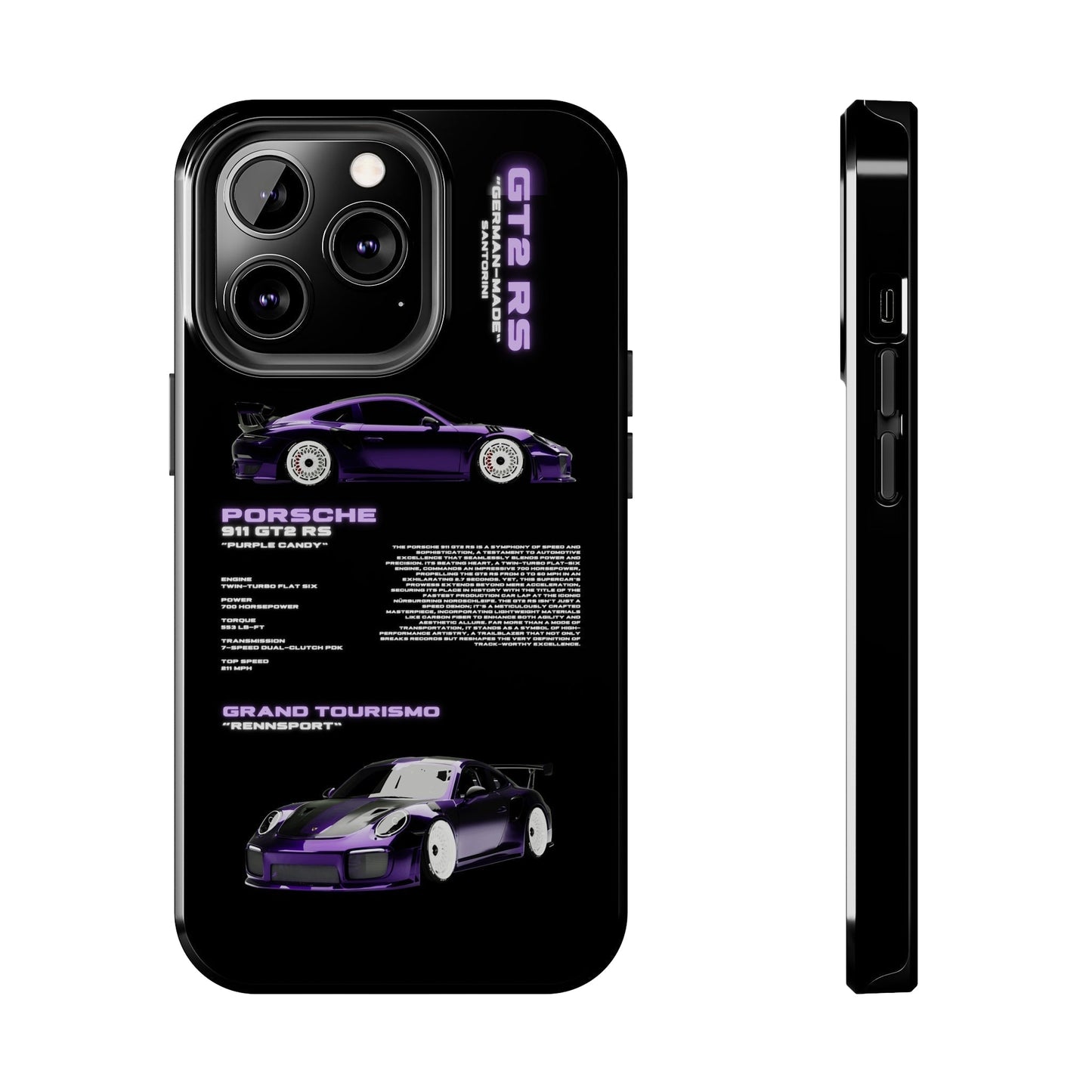 "Porsche 911" Black Case