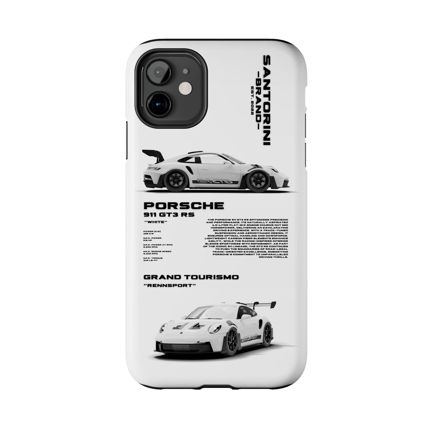"GT3 RS" White Case
