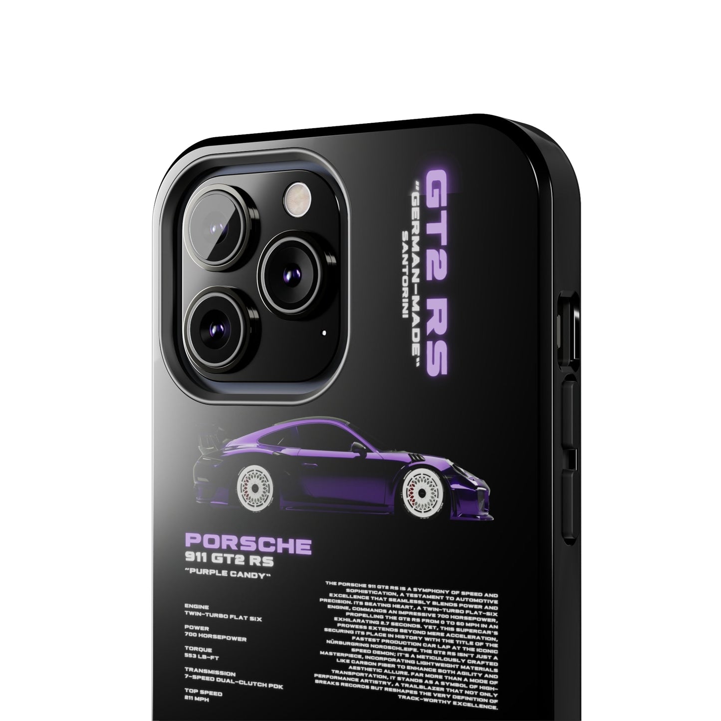 "Porsche 911" Black Case