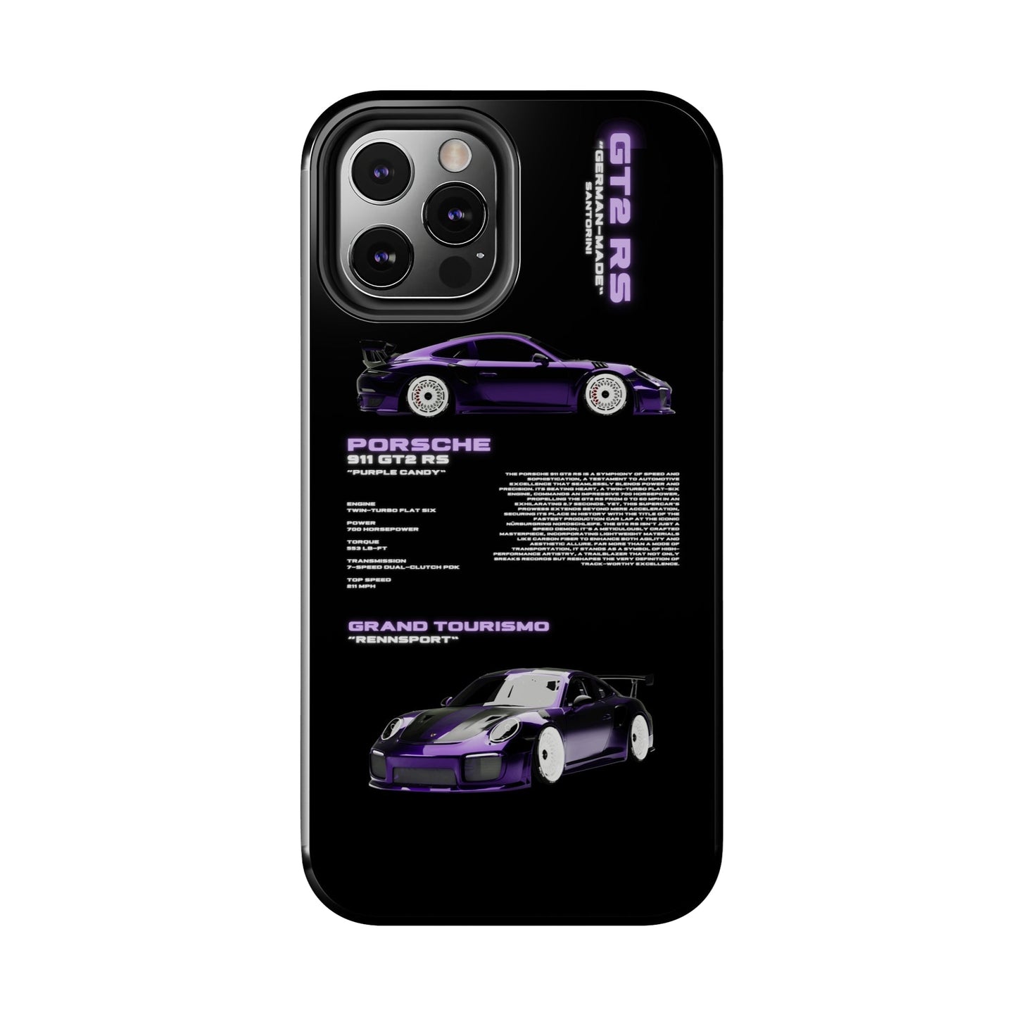 "Porsche 911" Black Case