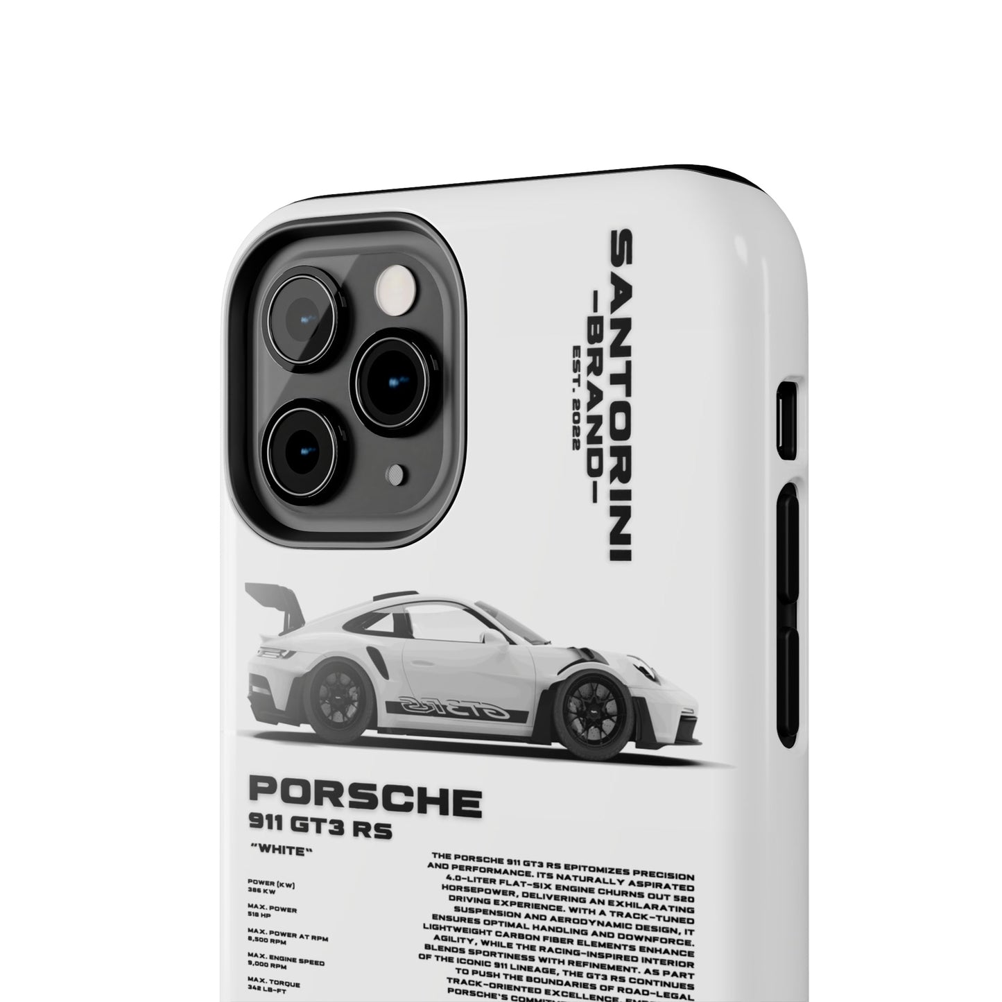 "GT3 RS" White Case