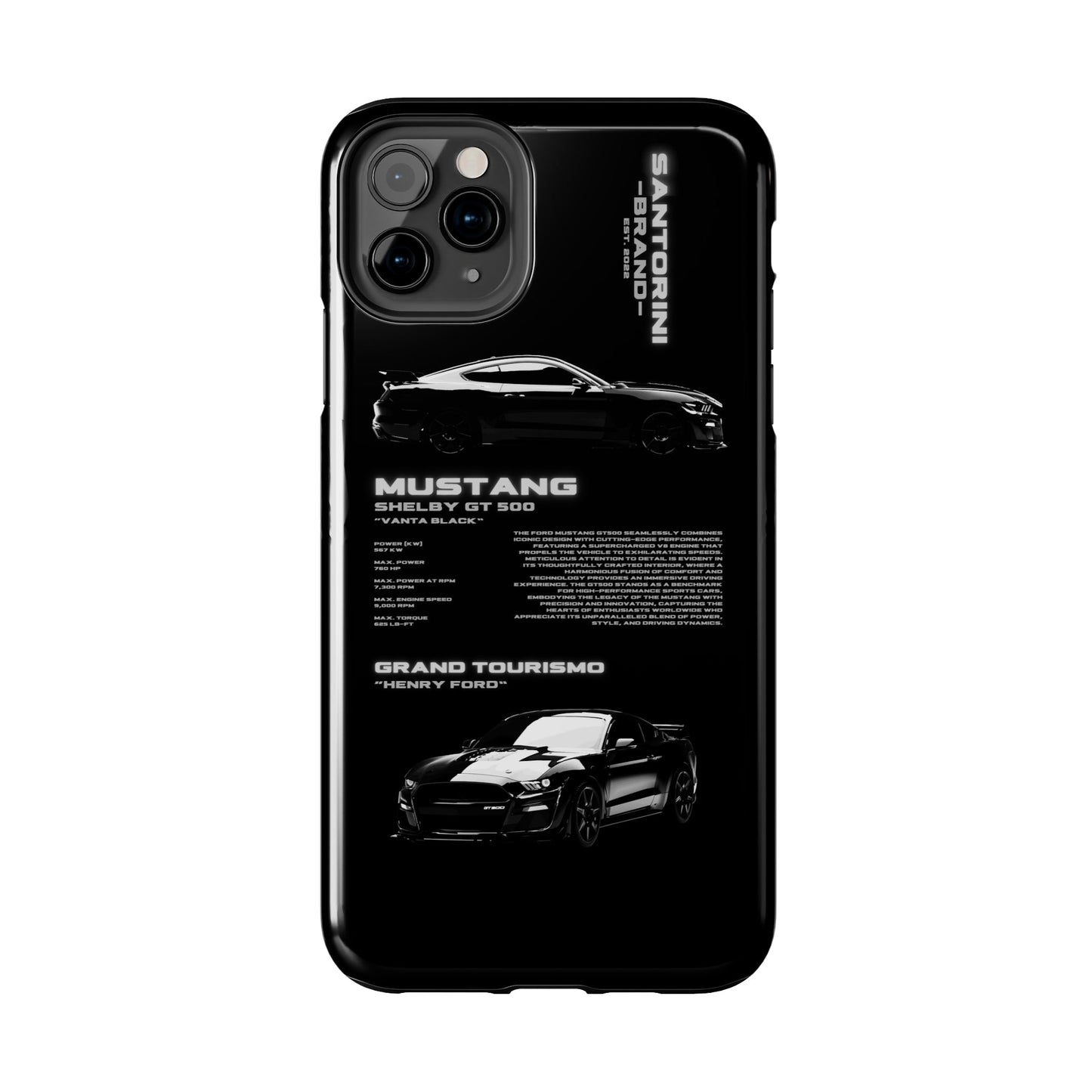 "Mustang" Black Case