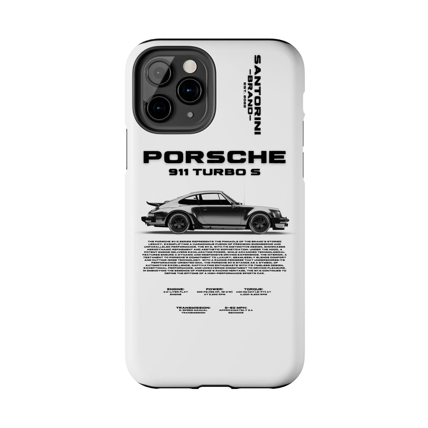 "911 Turbo" White Case