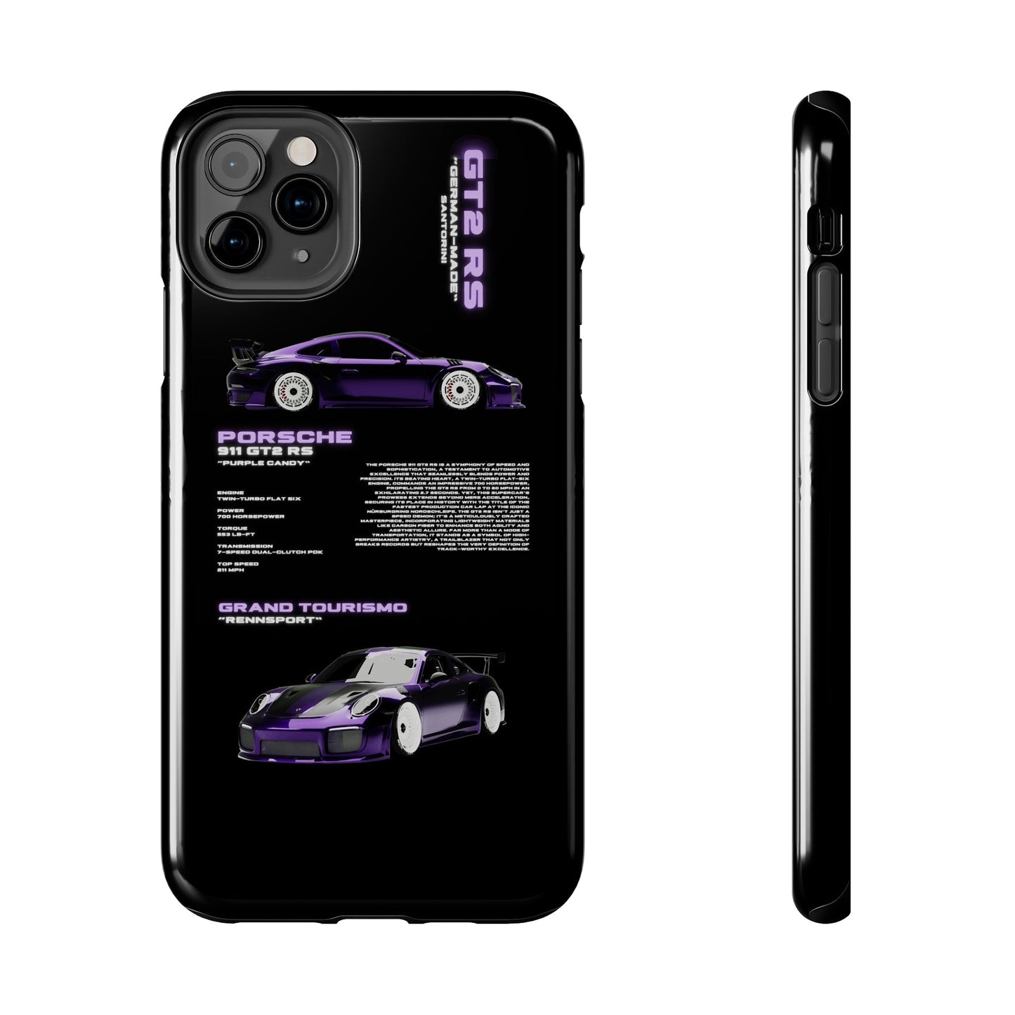 "Porsche 911" Black Case