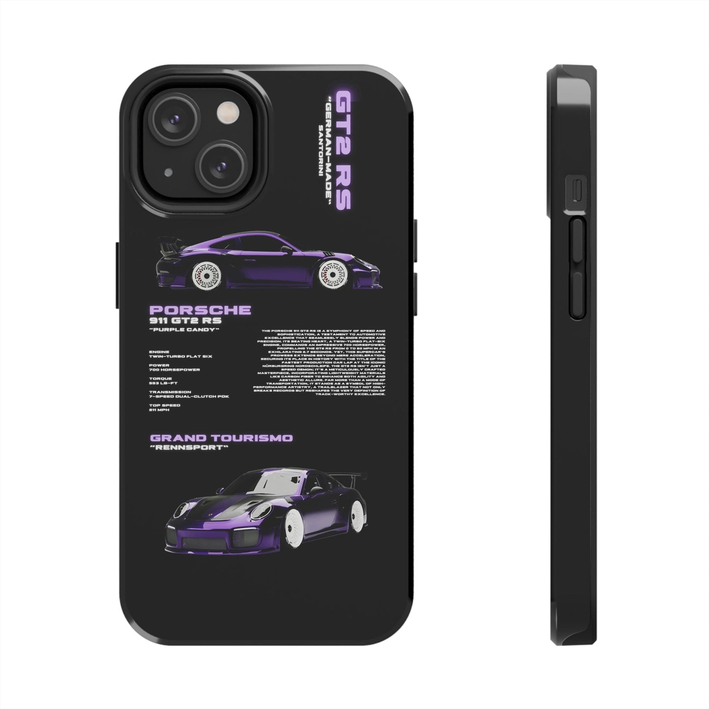 "Porsche 911" Black Case