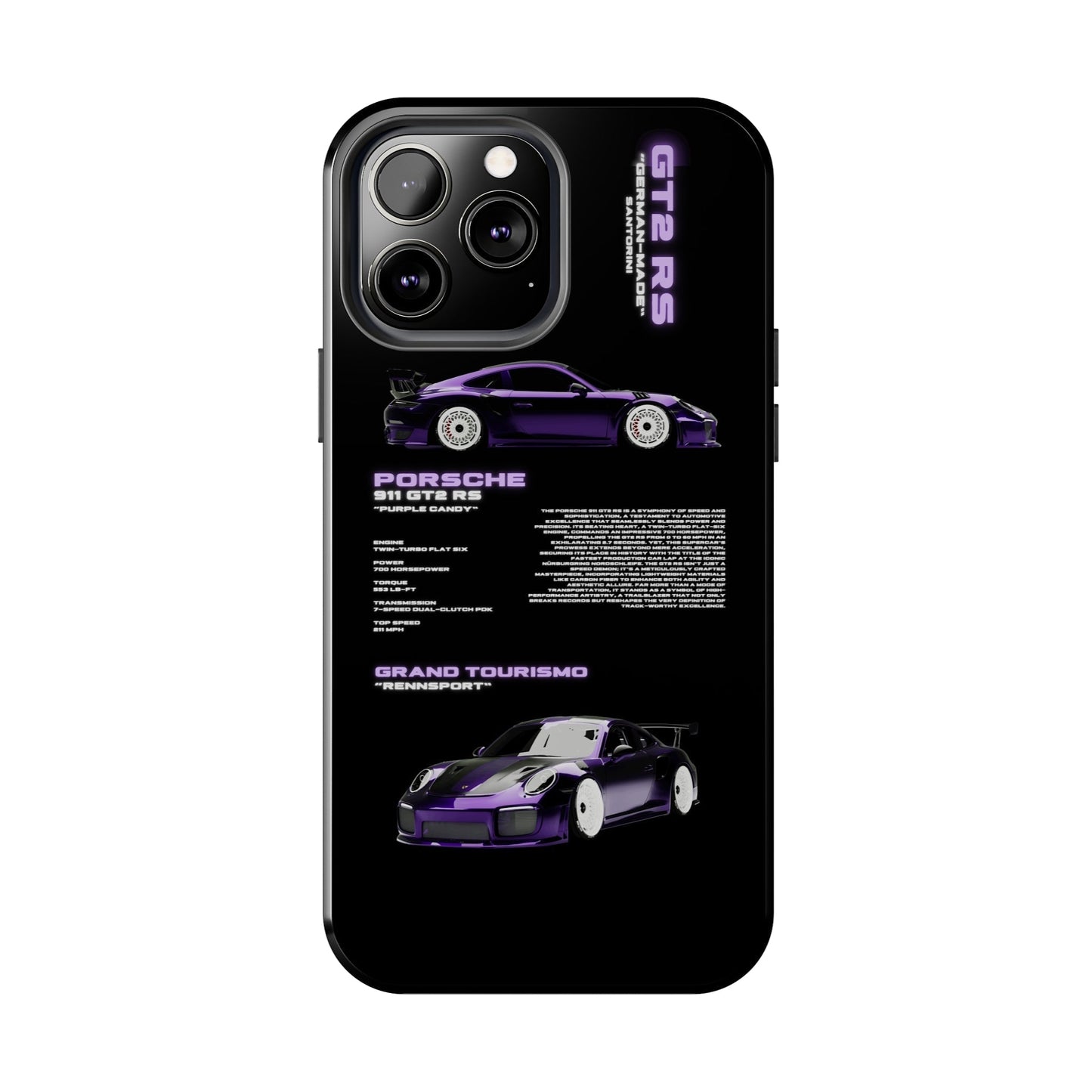 "Porsche 911" Black Case