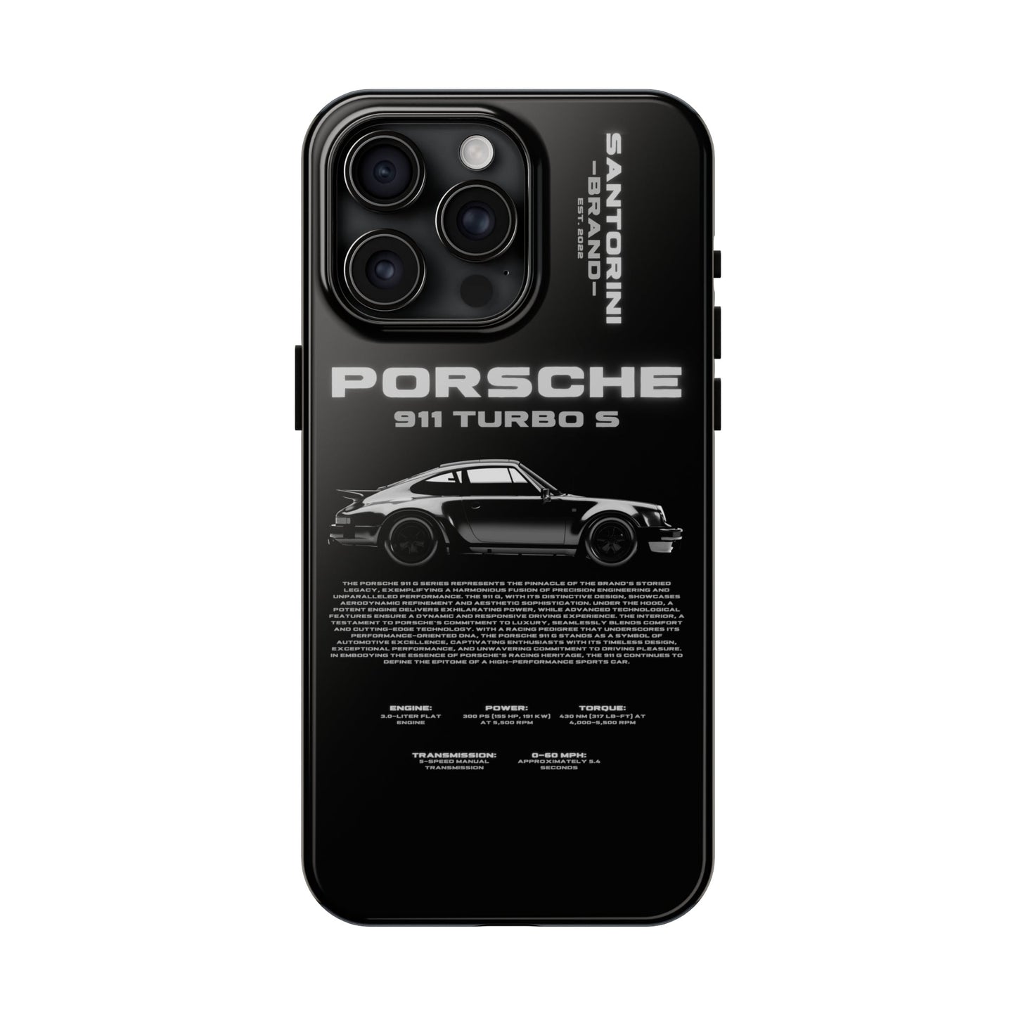 "911 Turbo" Black Case
