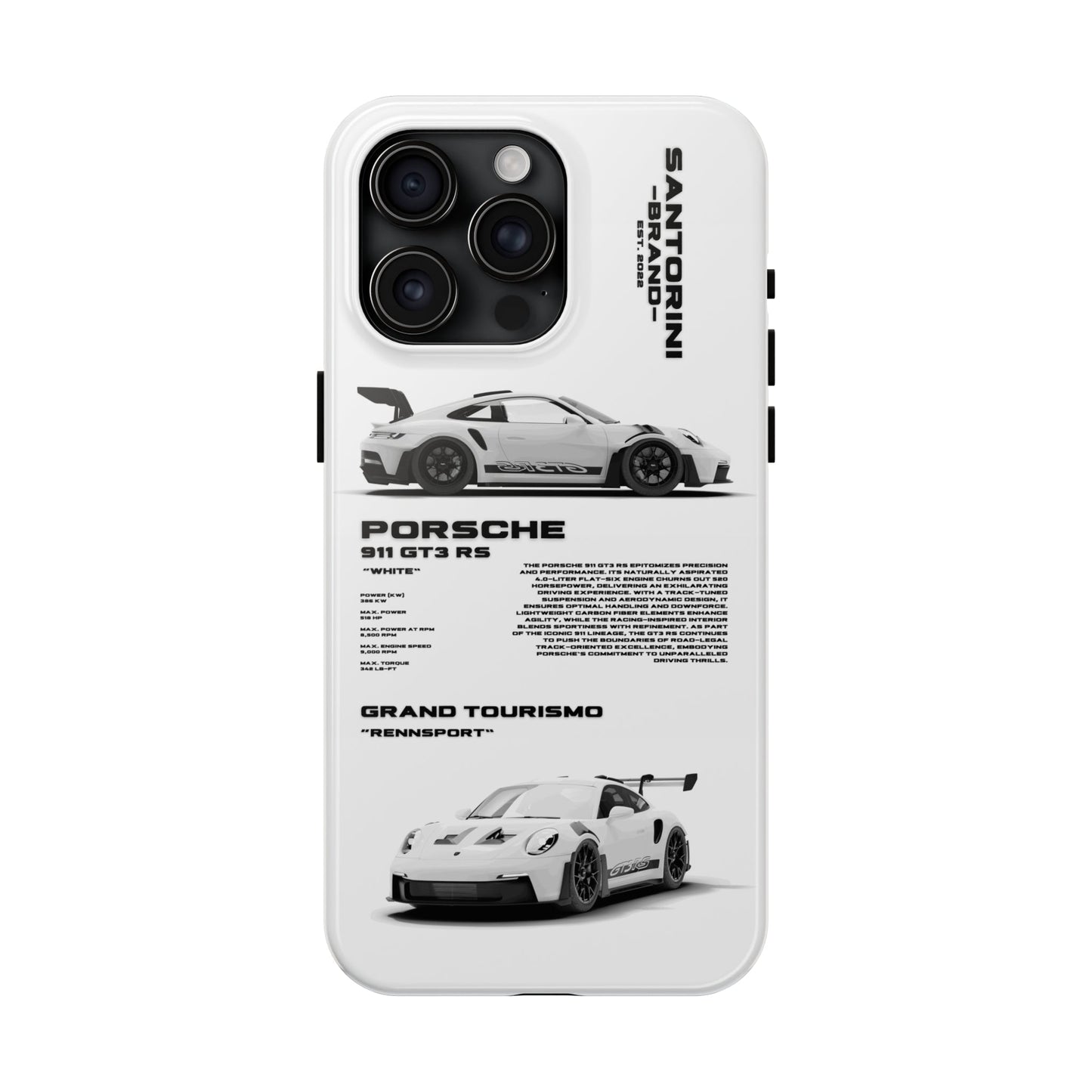 "GT3 RS" White Case