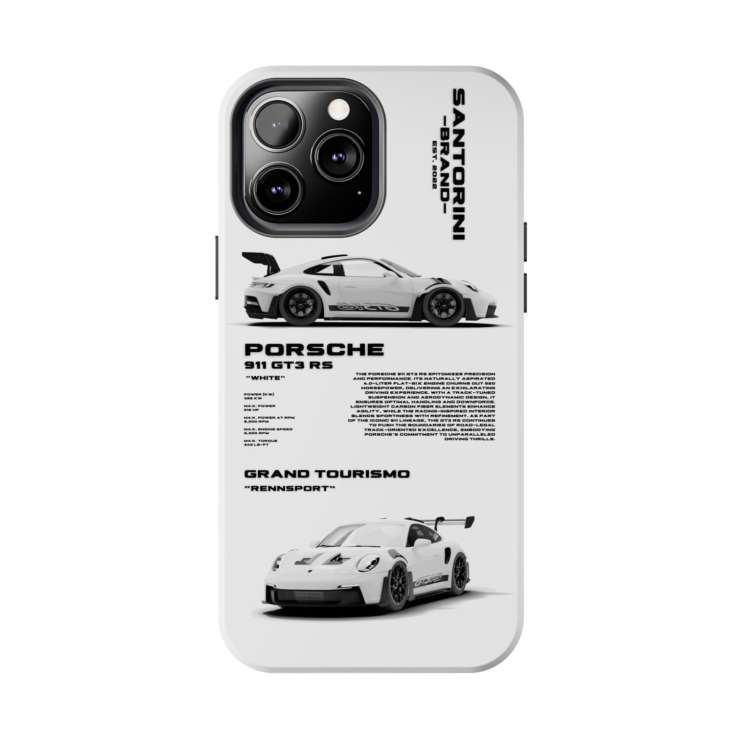 "GT3 RS" White Case