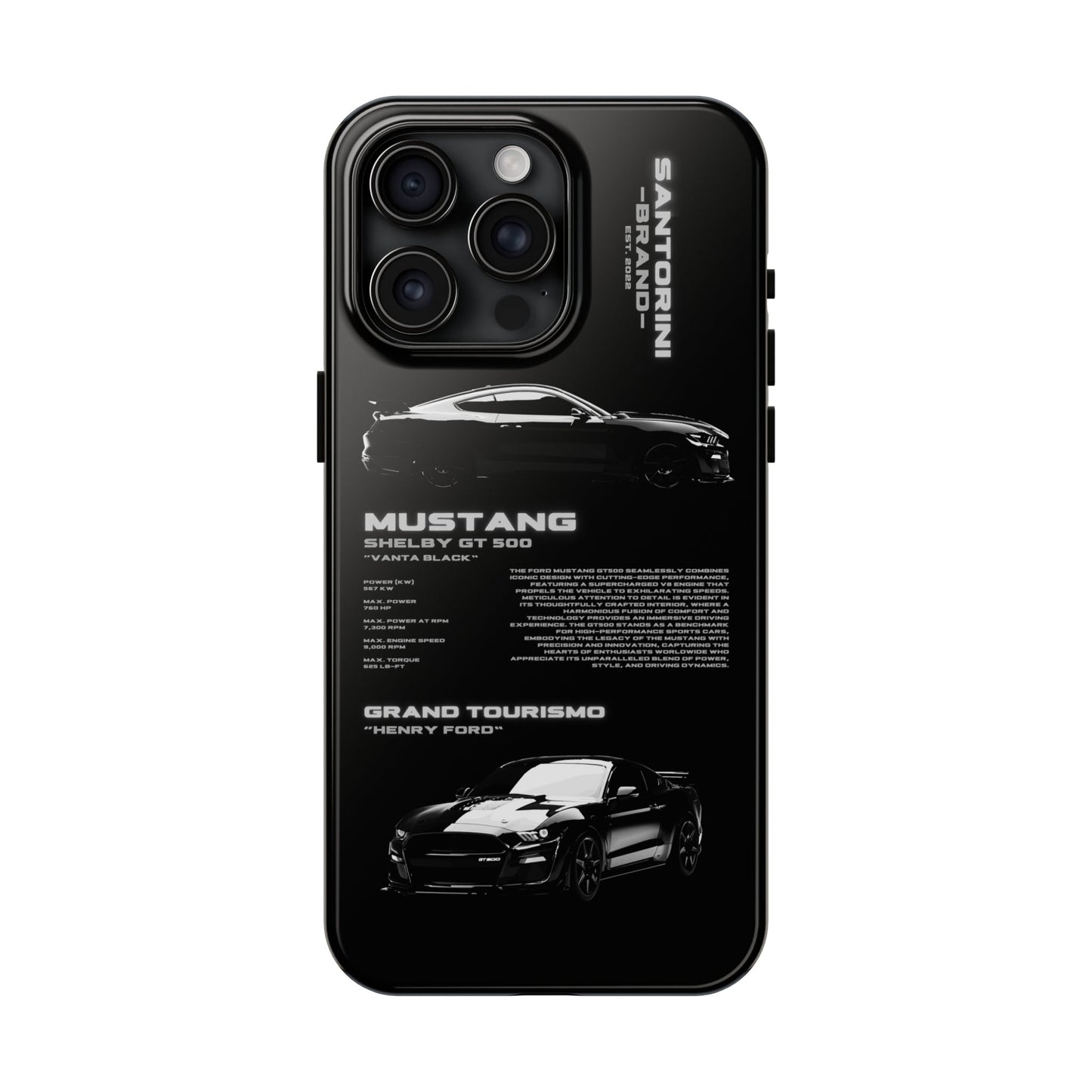 "Mustang" Black Case