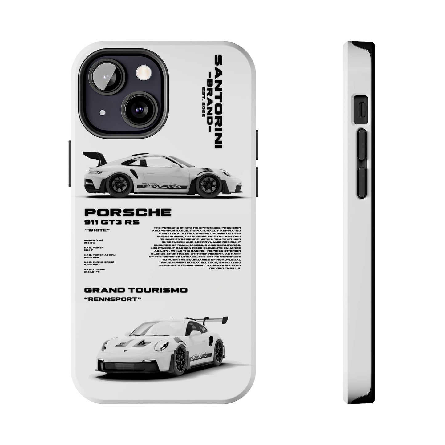"GT3 RS" White Case