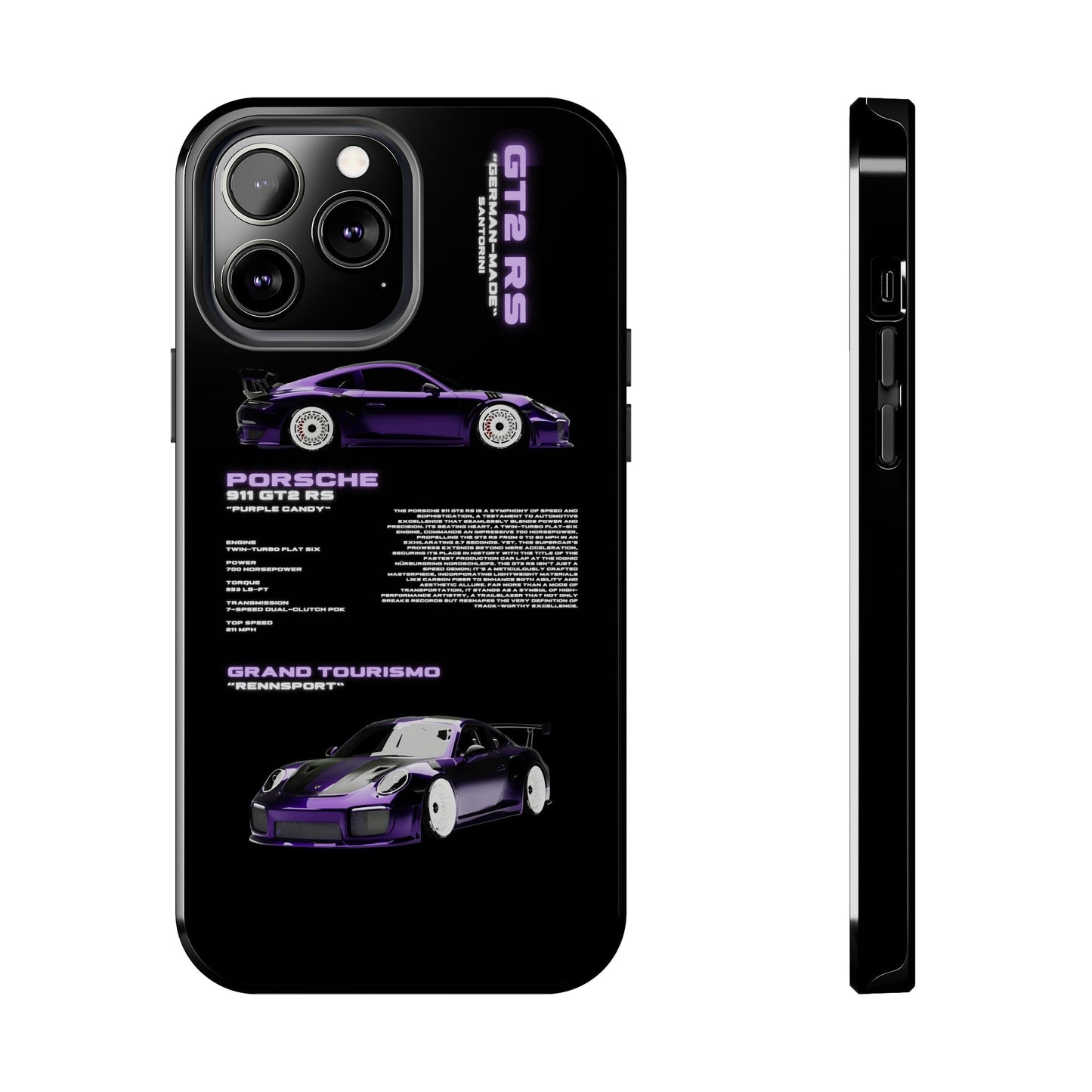 "Porsche 911" Black Case