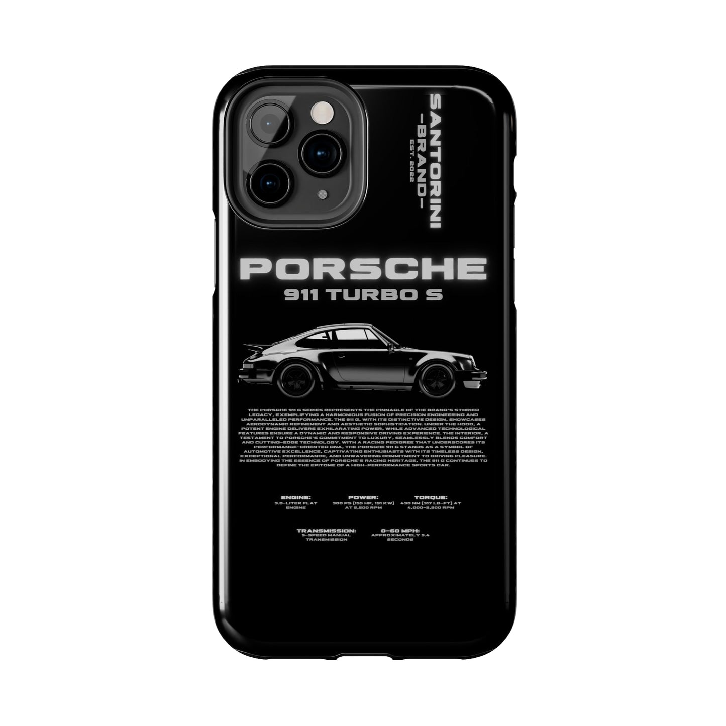 "911 Turbo" Black Case