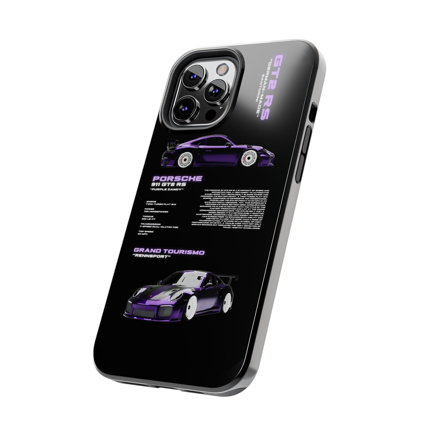 "Porsche 911" Black Case