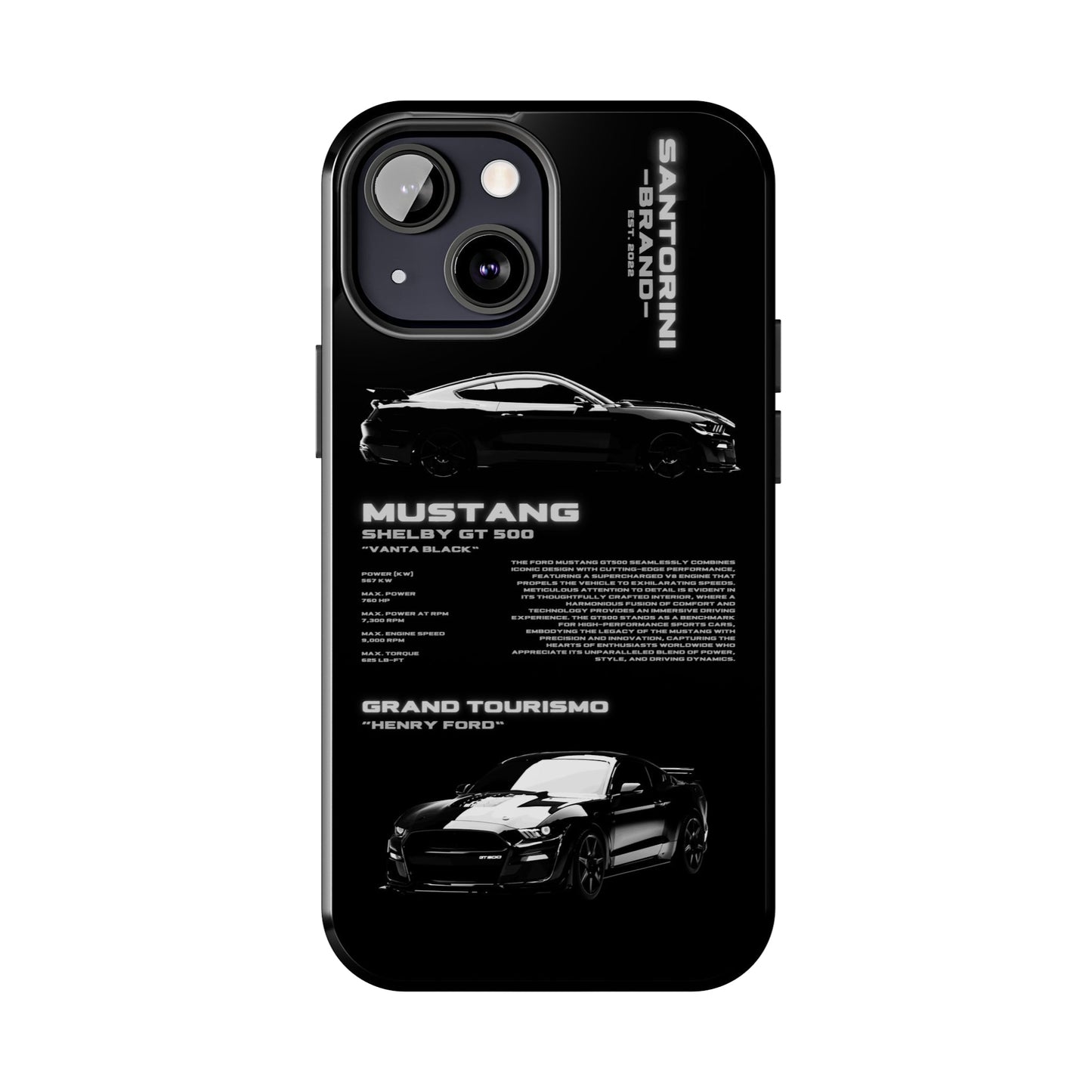 "Mustang" Black Case