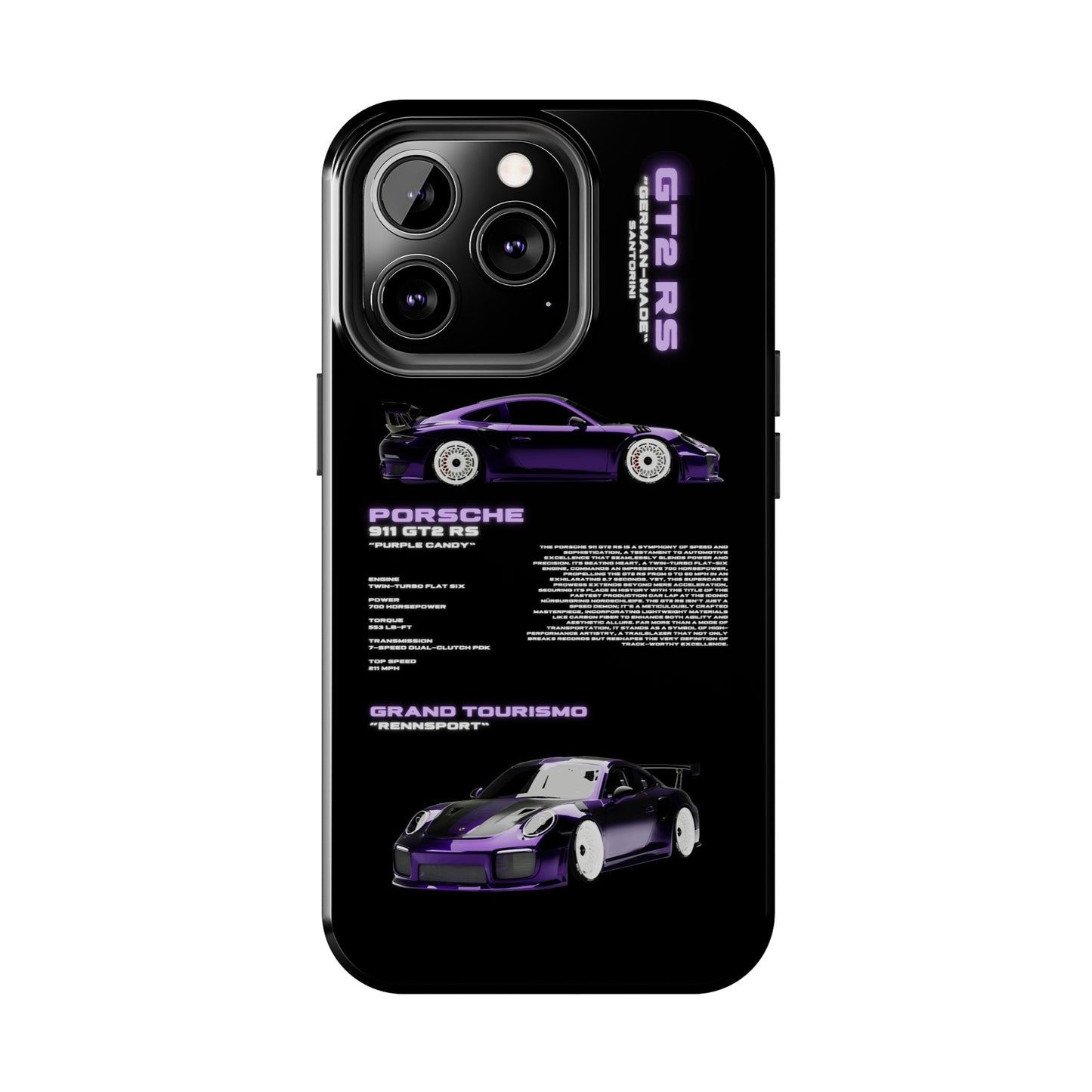 "Porsche 911" Black Case