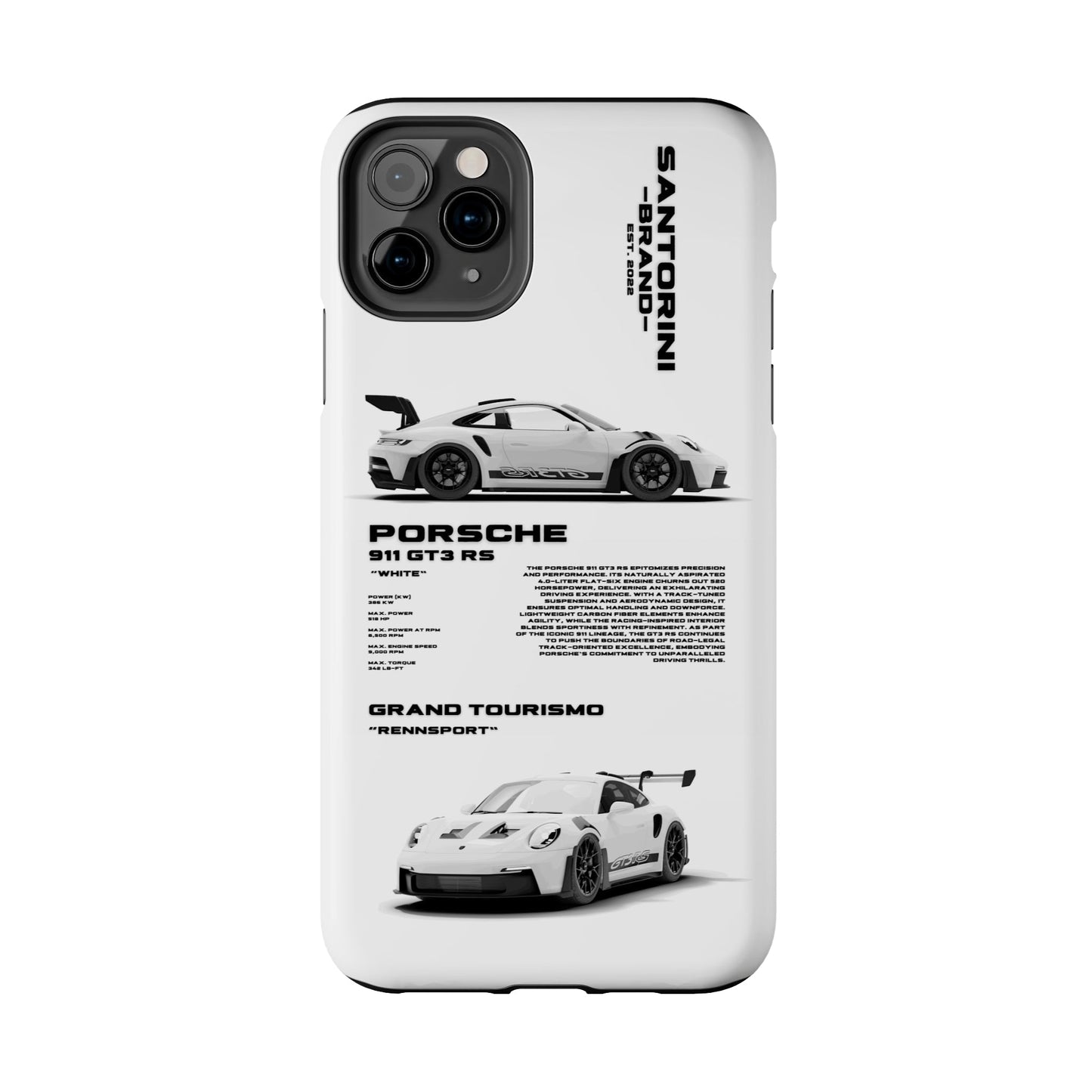 "GT3 RS" White Case
