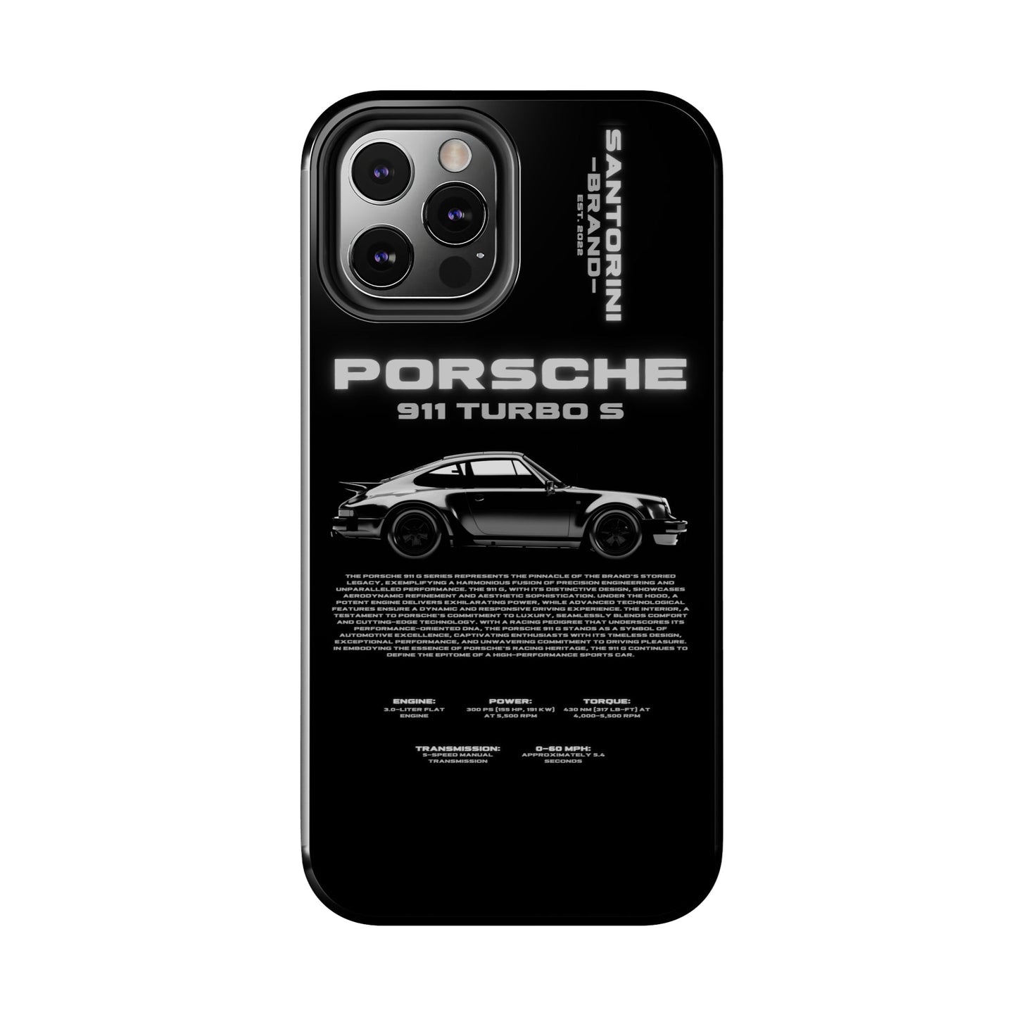 "911 Turbo" Black Case
