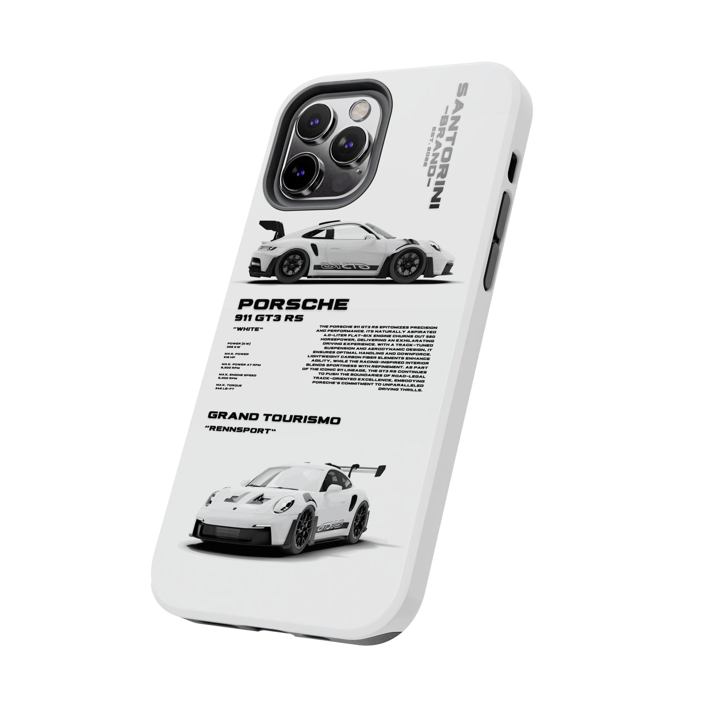 "GT3 RS" White Case