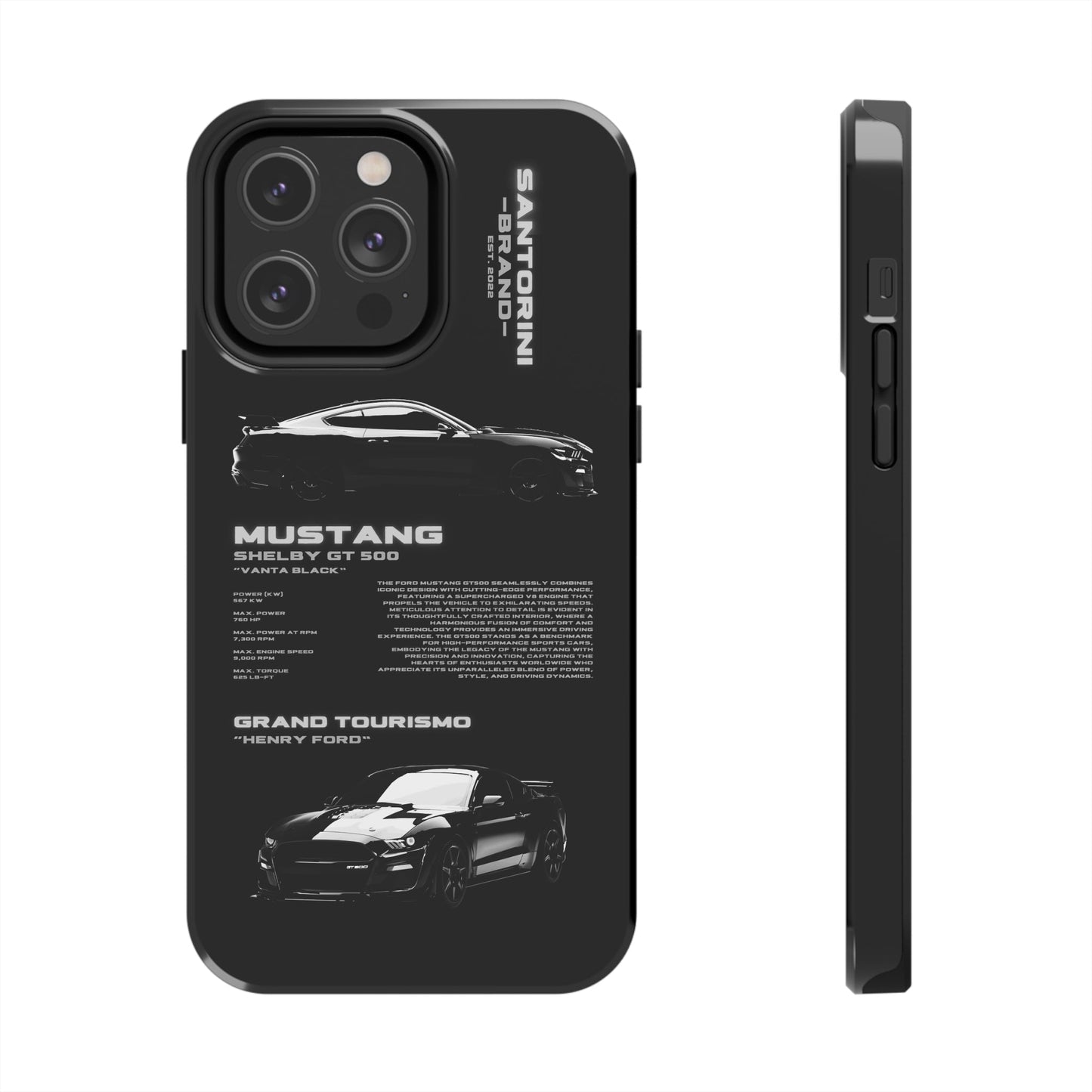 "Mustang" Black Case