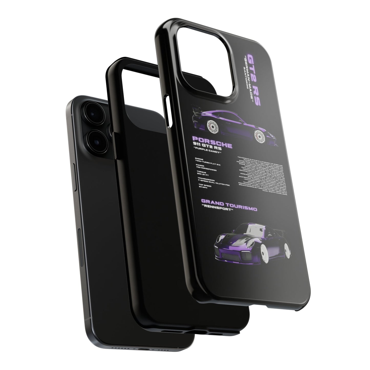 "Porsche 911" Black Case