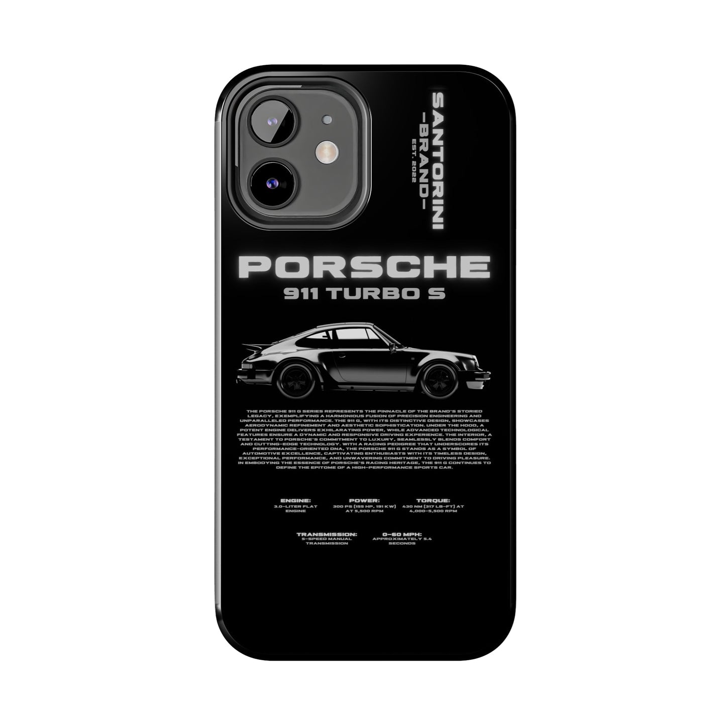 "911 Turbo" Black Case