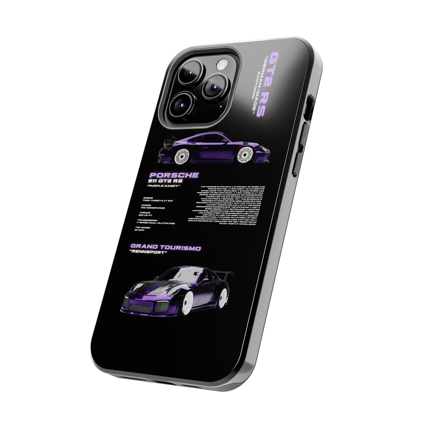 "Porsche 911" Black Case