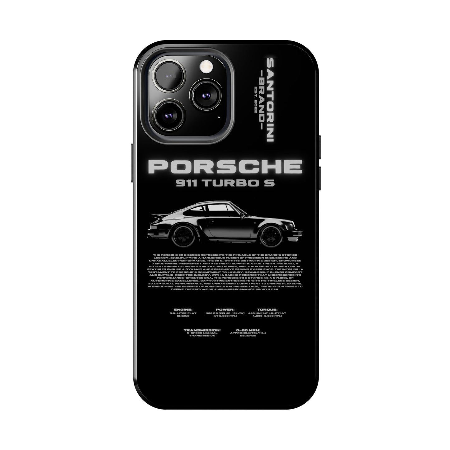 "911 Turbo" Black Case