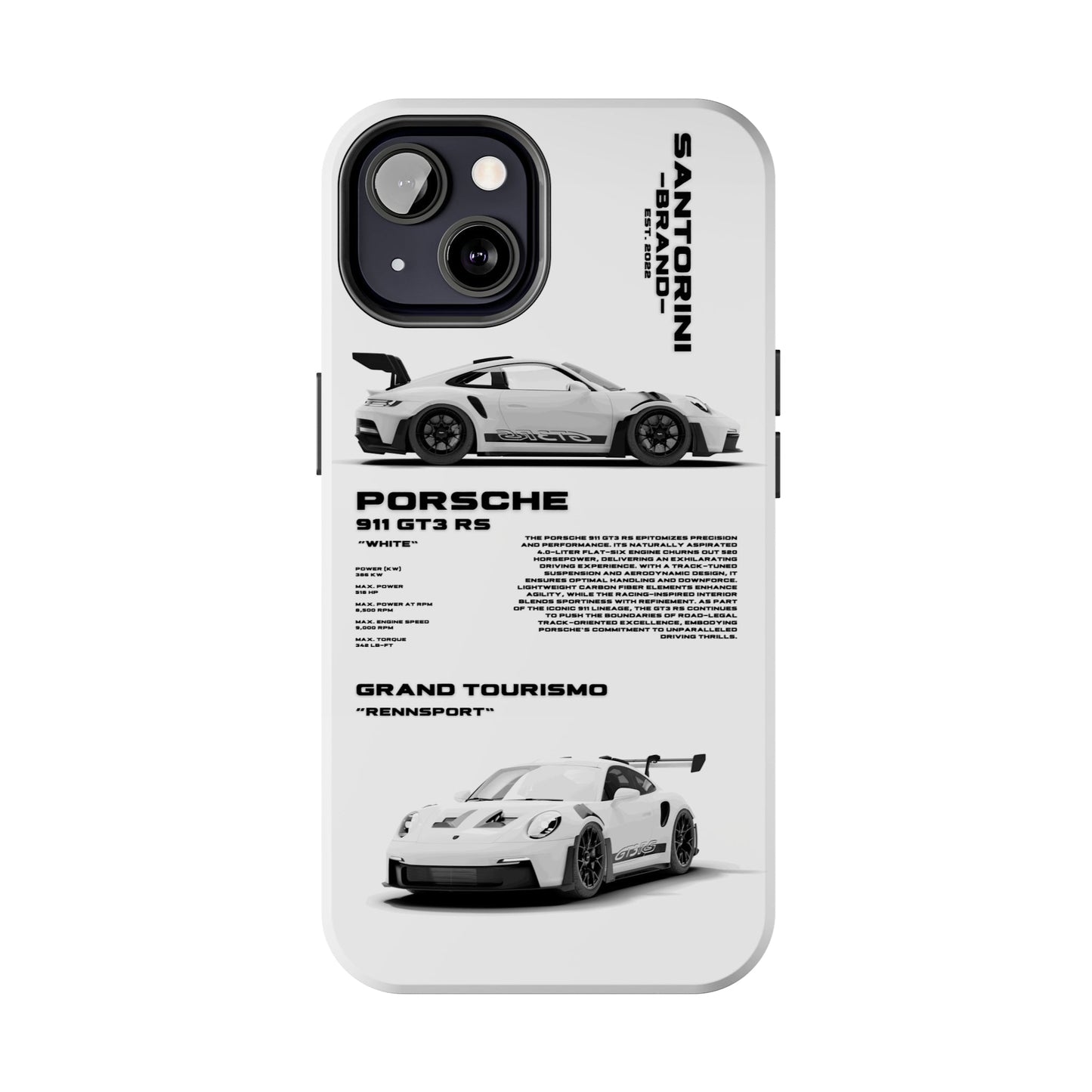 "GT3 RS" White Case