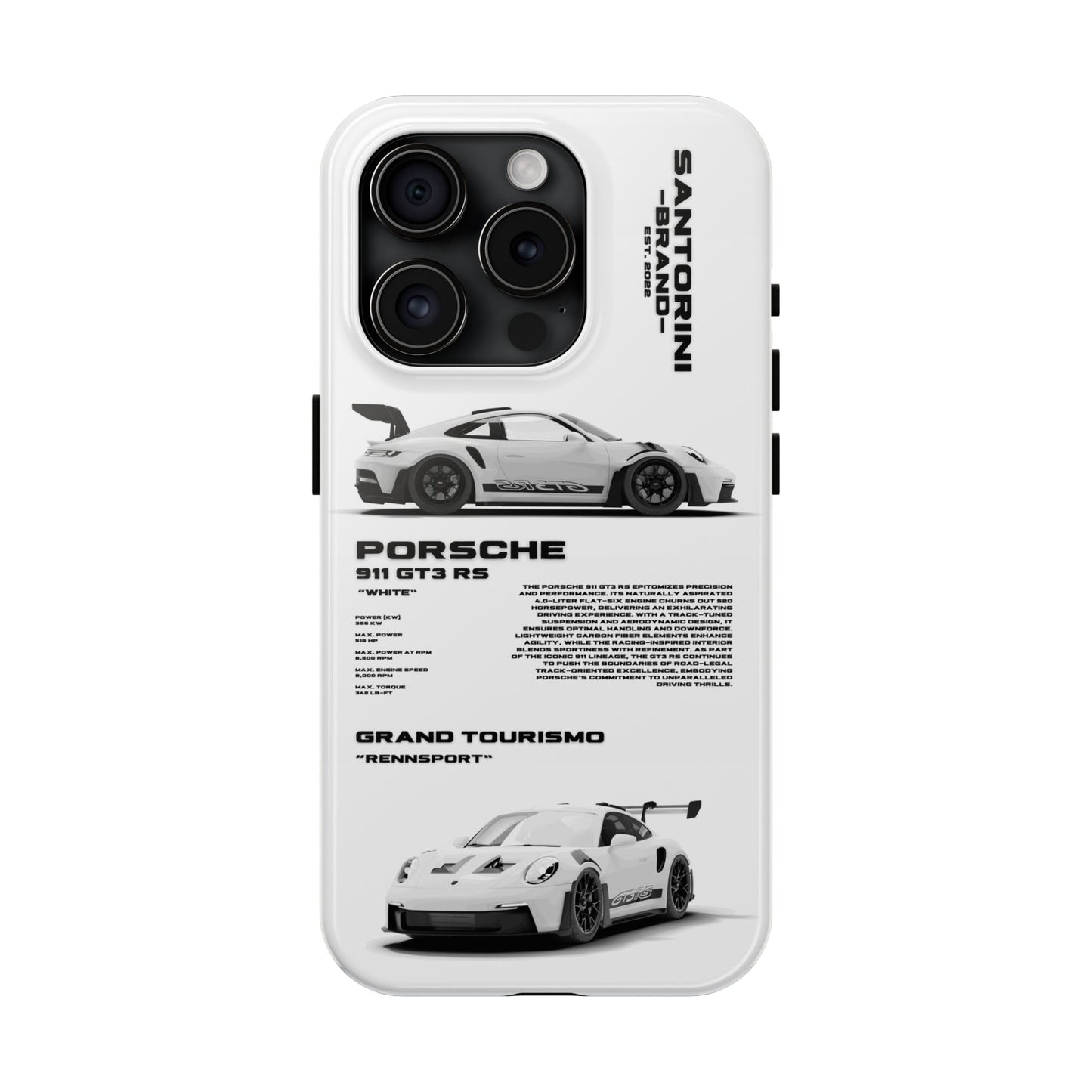 "GT3 RS" White Case