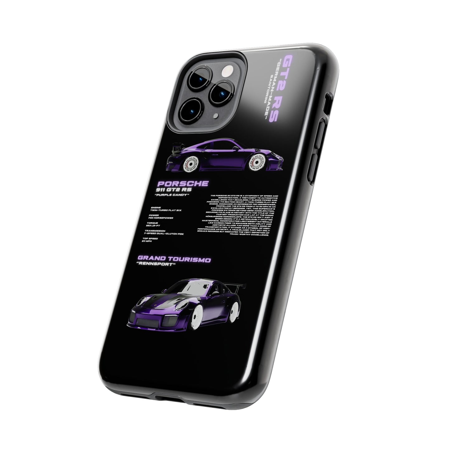"Porsche 911" Black Case