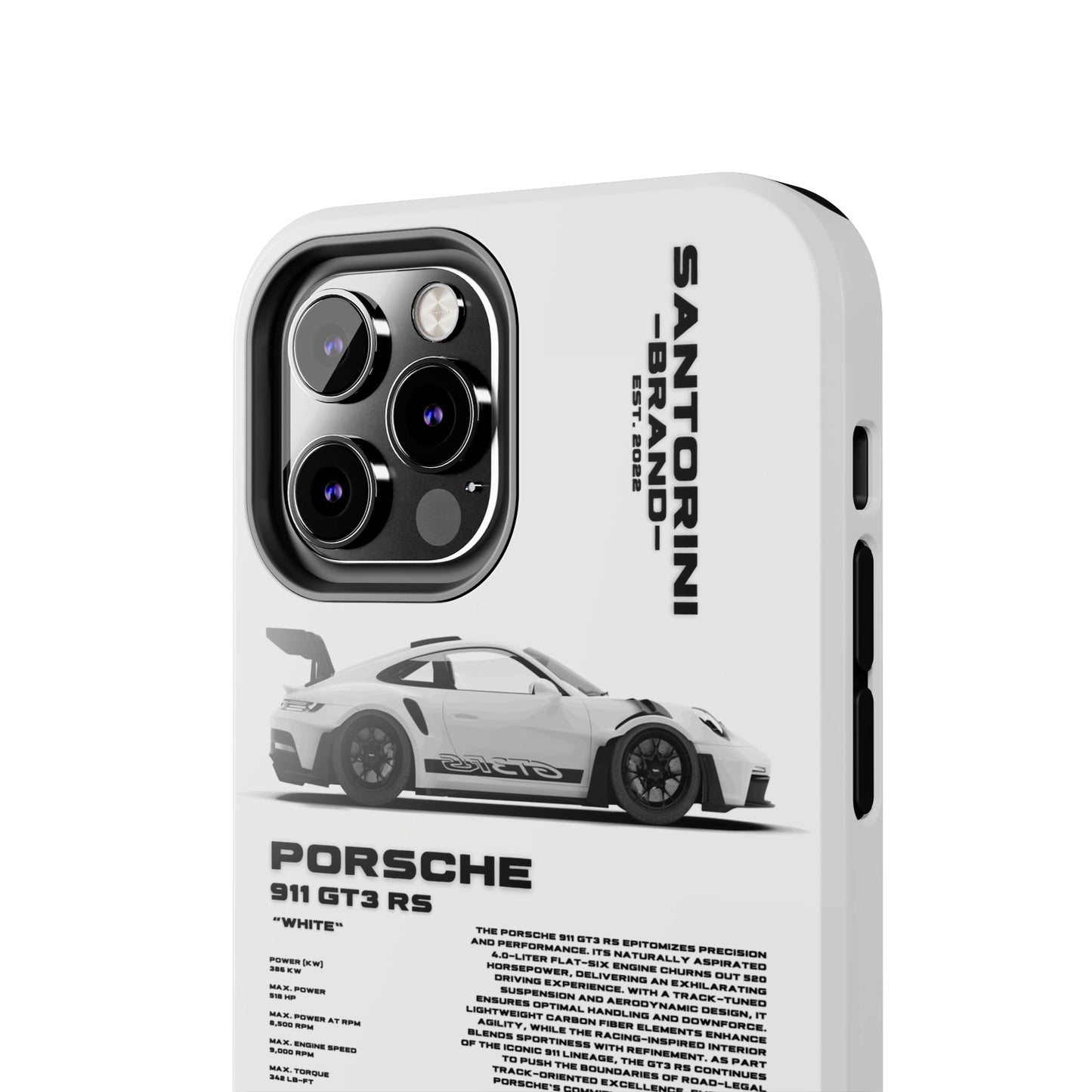 "GT3 RS" White Case