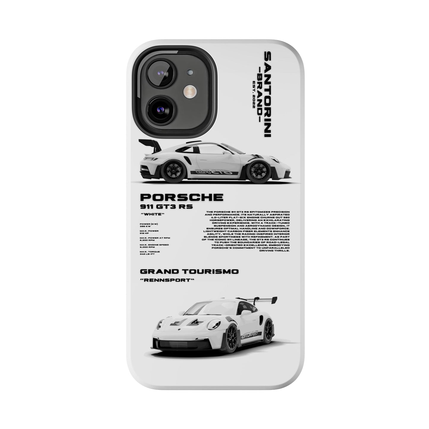 "GT3 RS" White Case