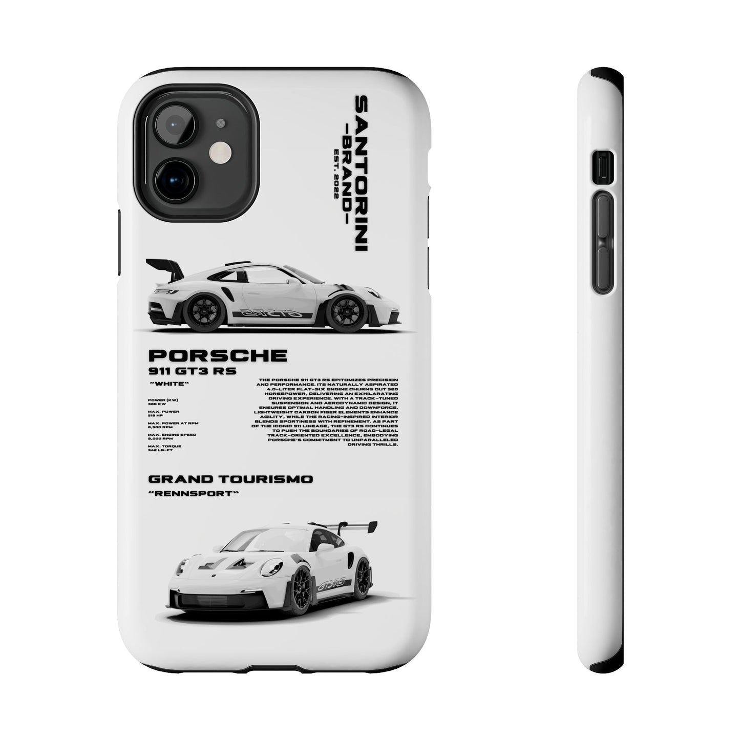 "GT3 RS" White Case