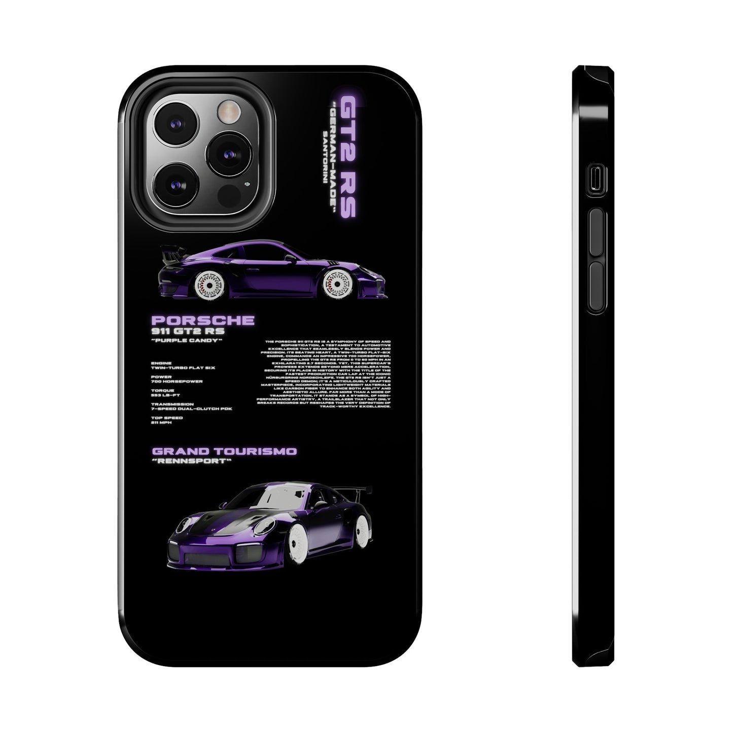 "Porsche 911" Black Case